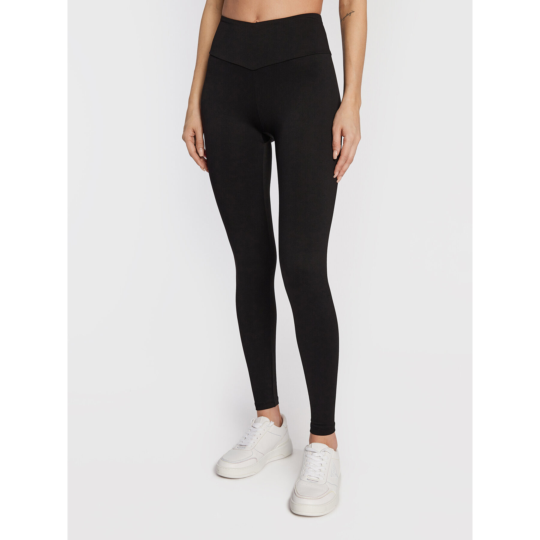 Guess Leggings V2YB03 MC04Z Fekete Slim Fit - Pepit.hu