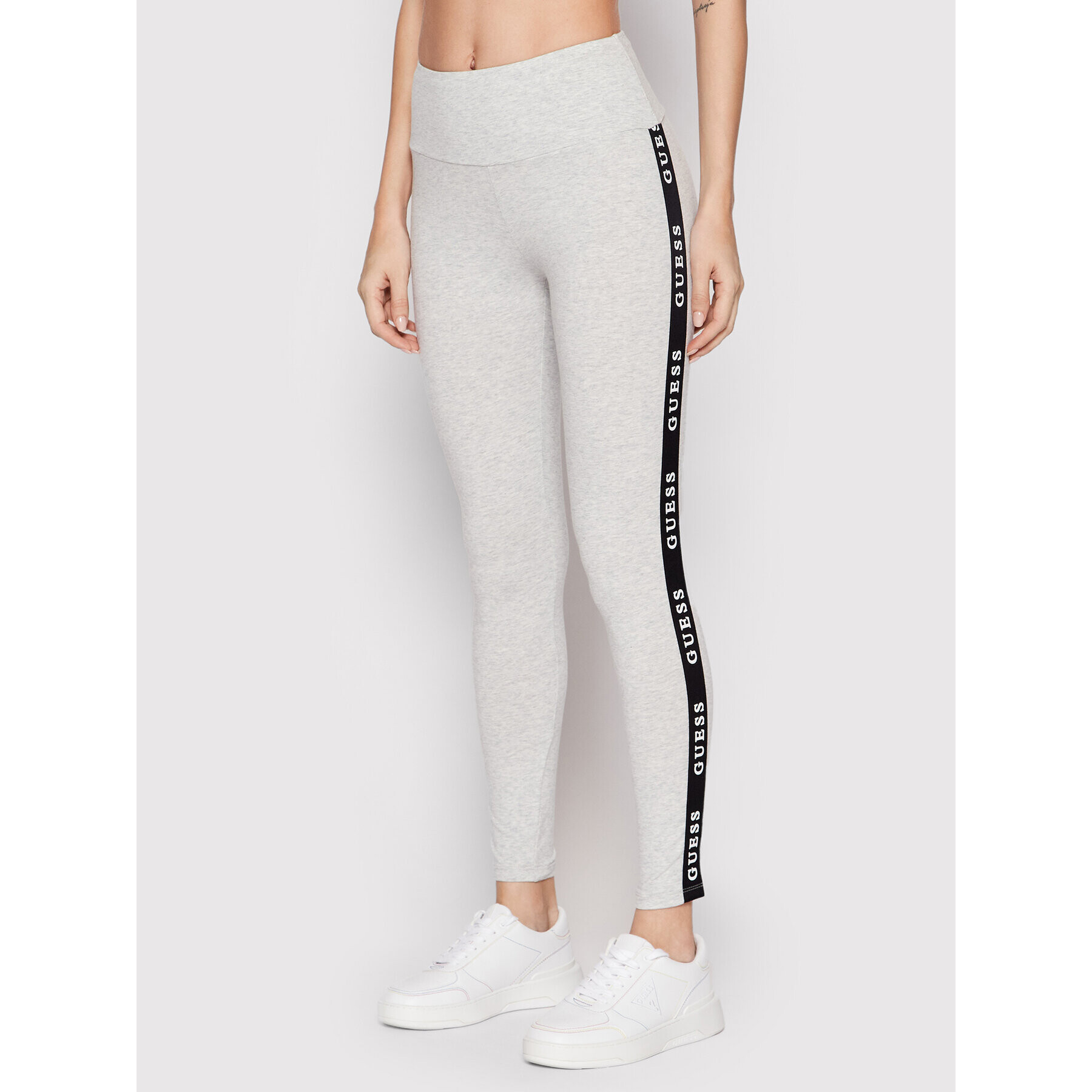 Guess Leggings V2YB14 KABR0 Szürke Slim Fit - Pepit.hu