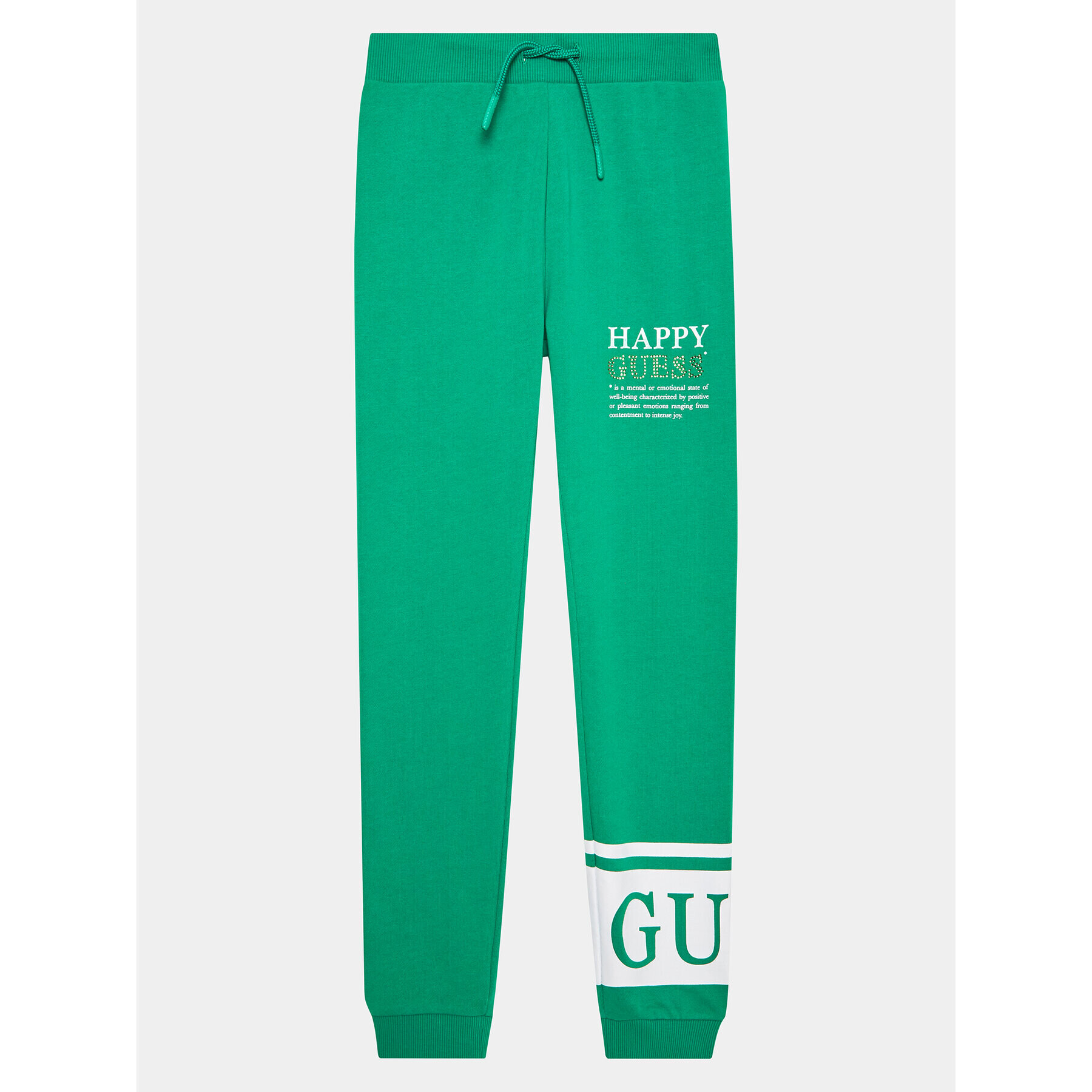 Guess Melegítő alsó J3YQ11 KA6R4 Zöld Regular Fit - Pepit.hu