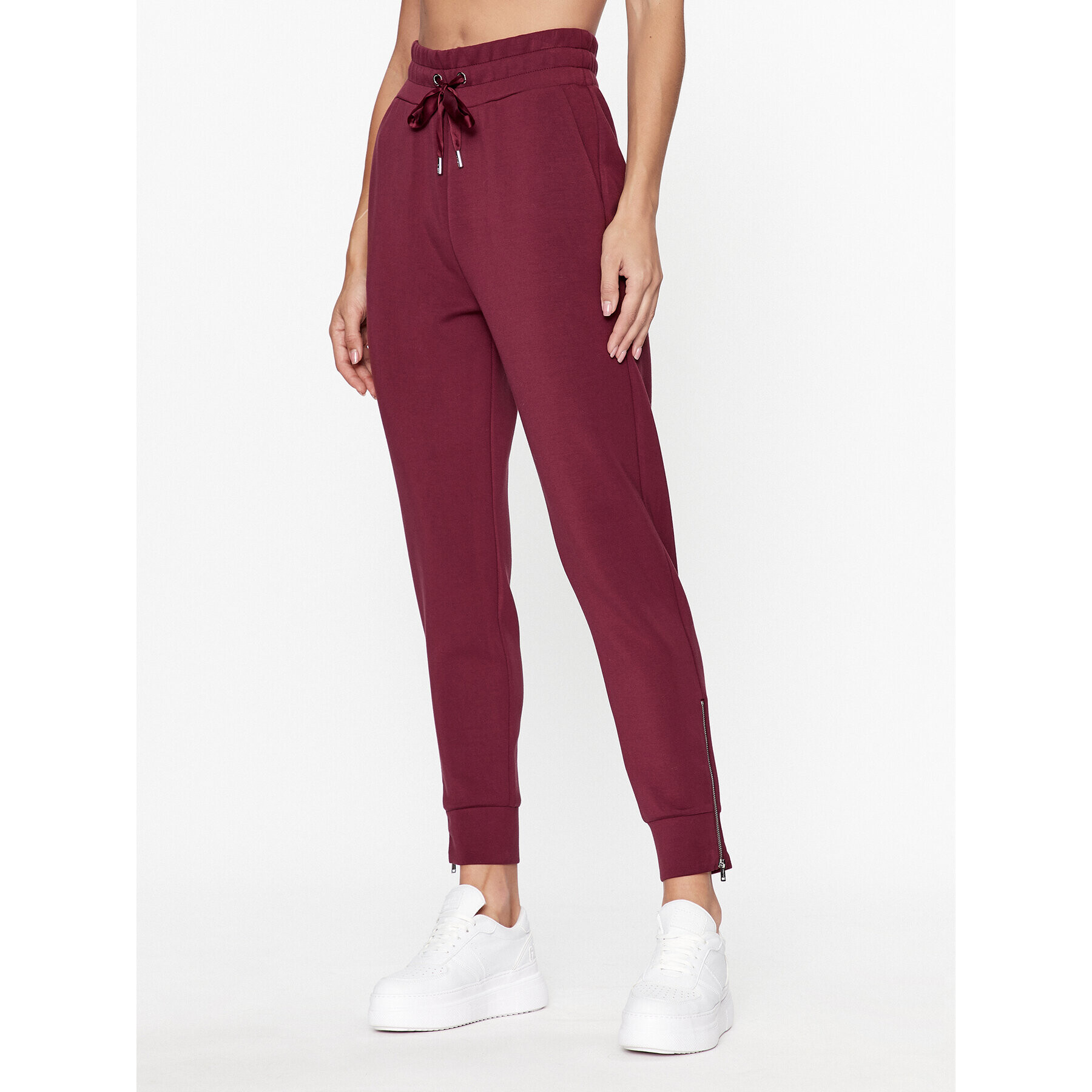 Guess Melegítő alsó W3BB50 KBYE2 Bordó Slim Fit - Pepit.hu