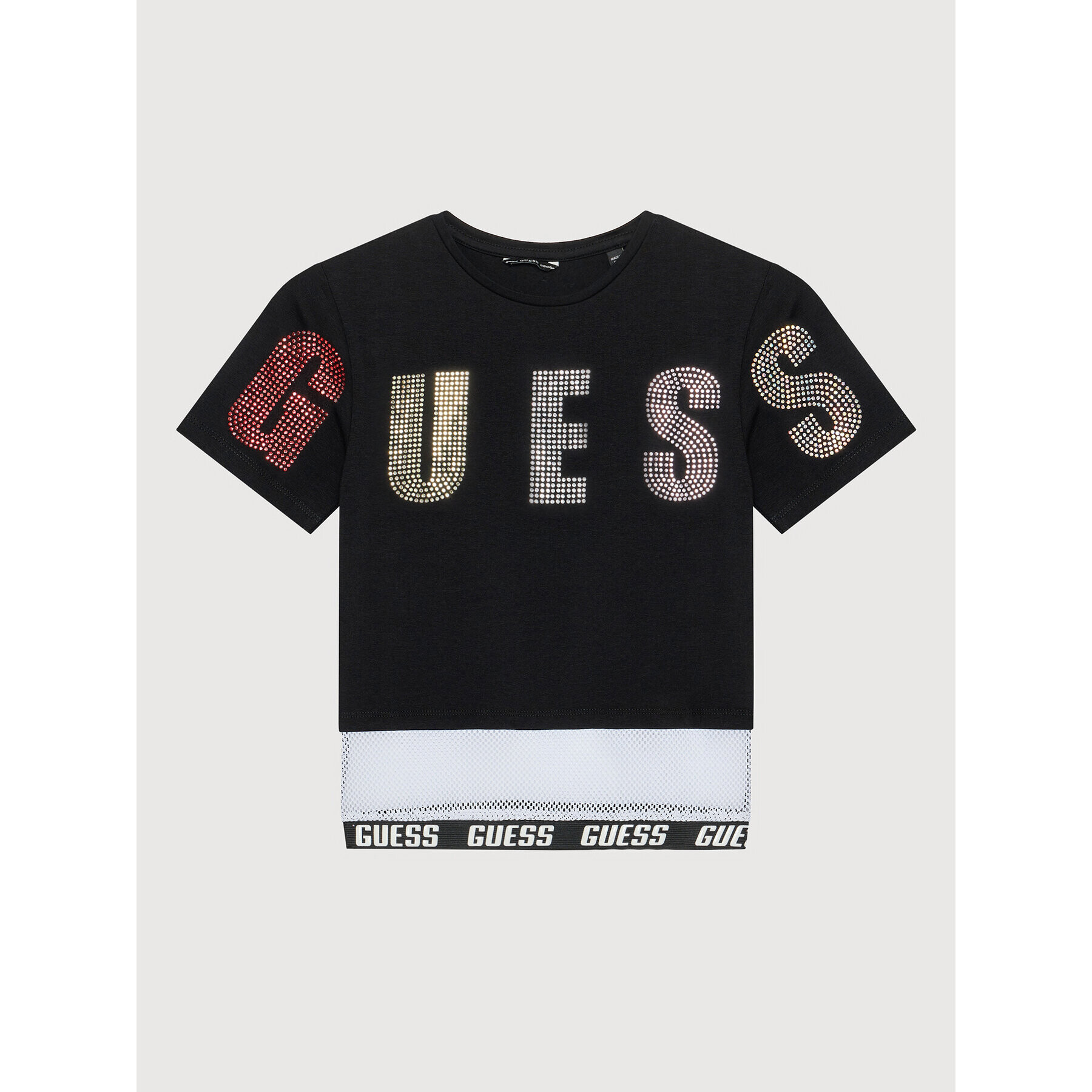 Guess Póló J1YI04 K6YW1 Fekete Regular Fit - Pepit.hu