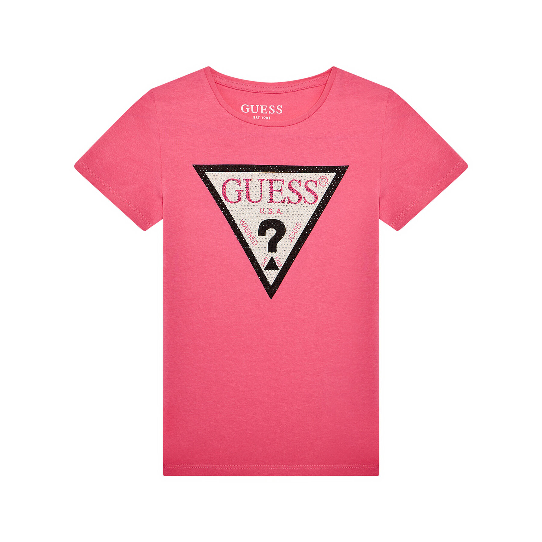 Guess Póló J1YI35 K6YW1 Rózsaszín Regular Fit - Pepit.hu