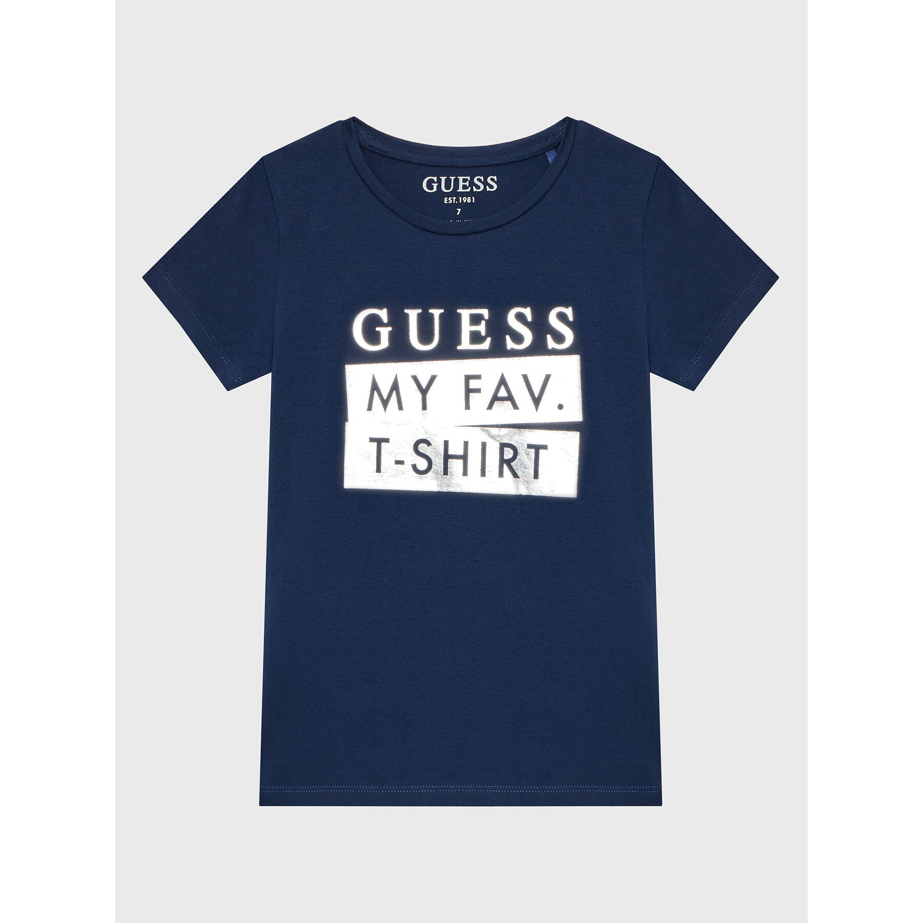 Guess Póló J2BI02 J1313 Sötétkék Regular Fit - Pepit.hu