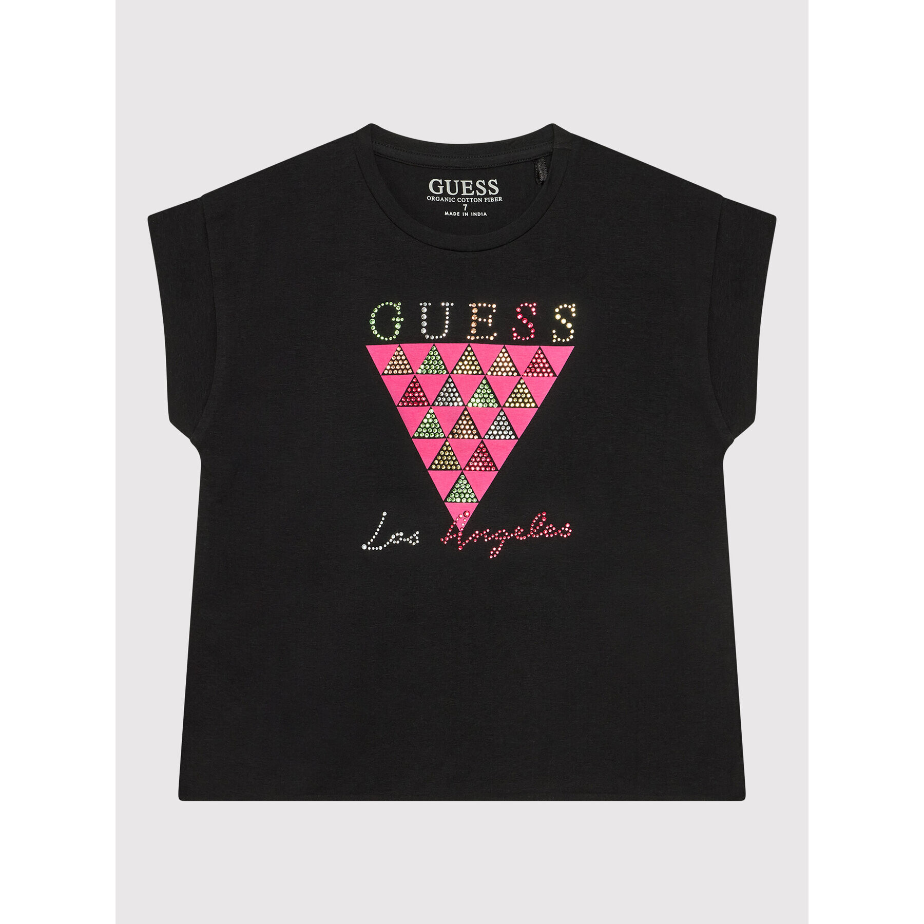 Guess Póló J2RI18 K6YW1 Fekete Regular Fit - Pepit.hu