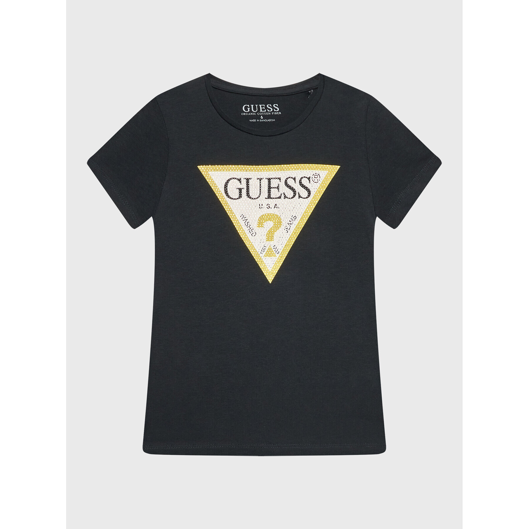 Guess Póló J2YI51 K6YW1 Fekete Regular Fit - Pepit.hu