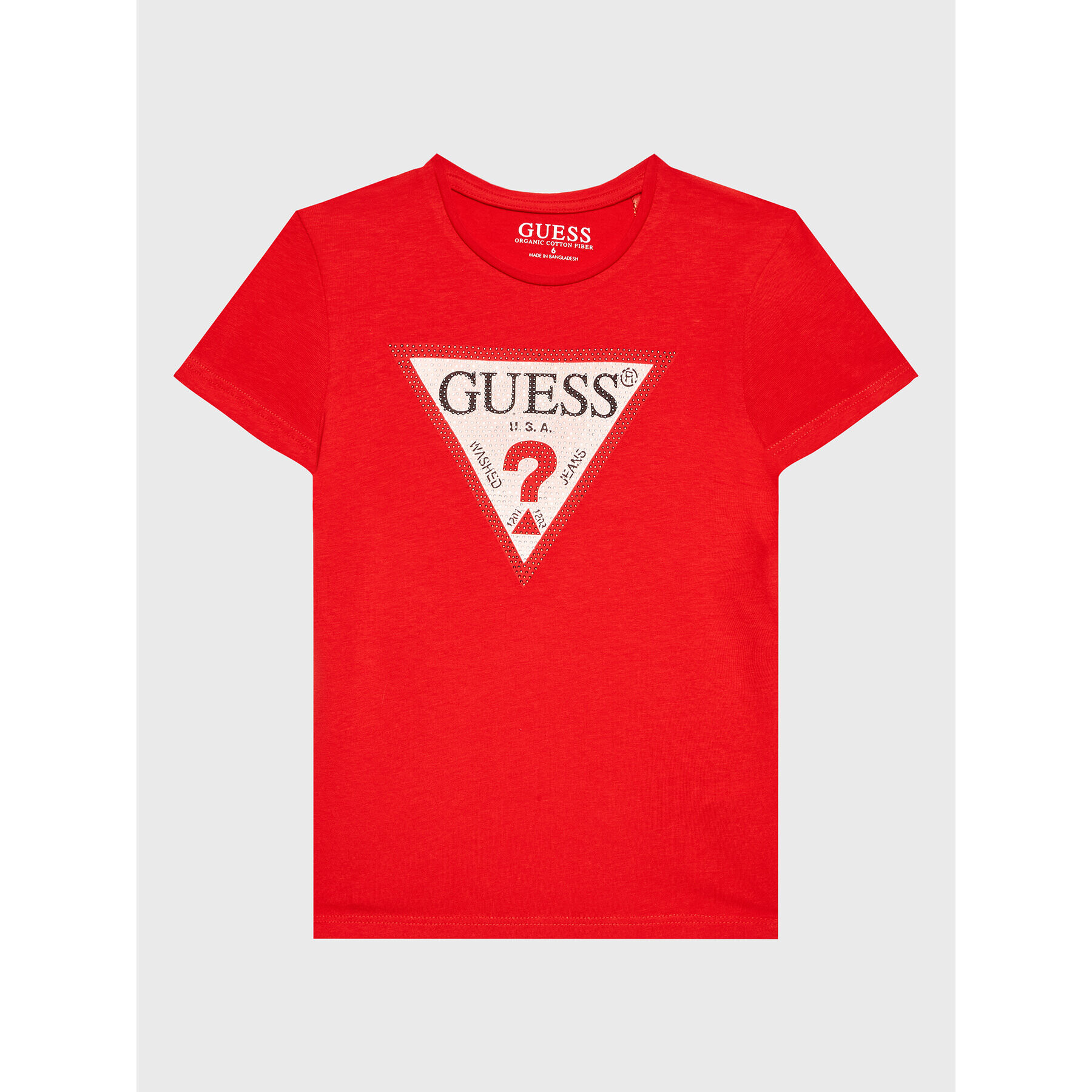 Guess Póló J2YI51 K6YW1 Piros Regular Fit - Pepit.hu