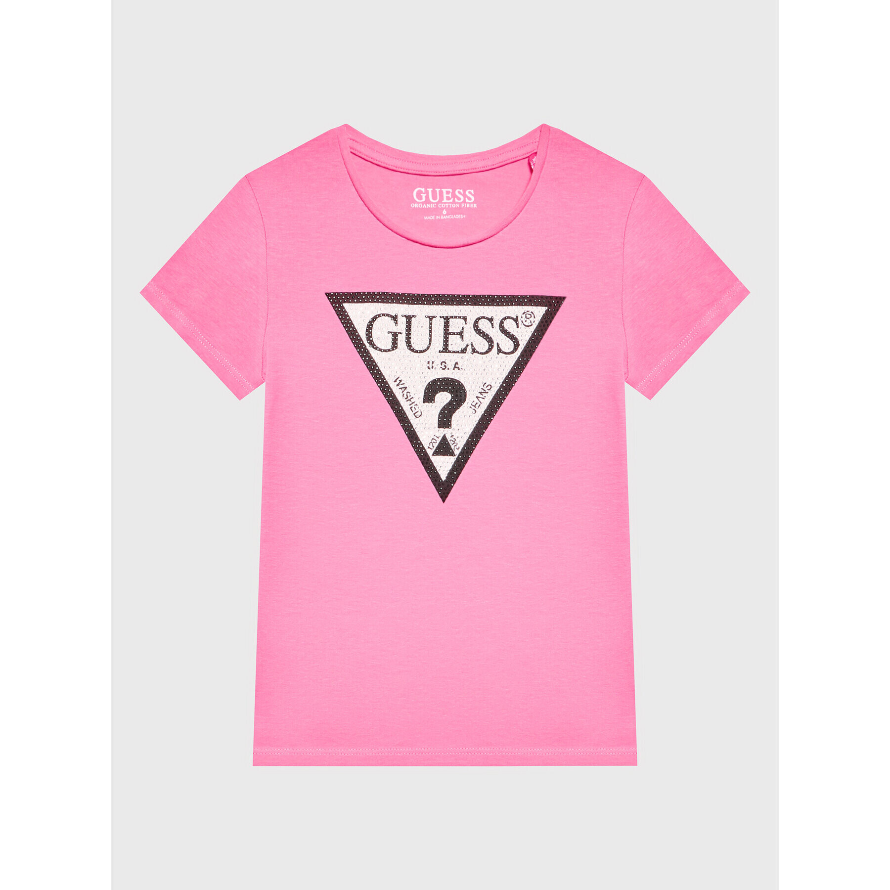 Guess Póló J2YI51 K6YW1 Rózsaszín Regular Fit - Pepit.hu