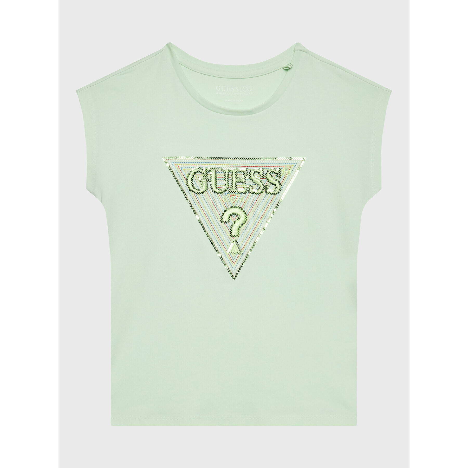 Guess Póló J3GI33 K6YW1 Zöld Boxy Fit - Pepit.hu