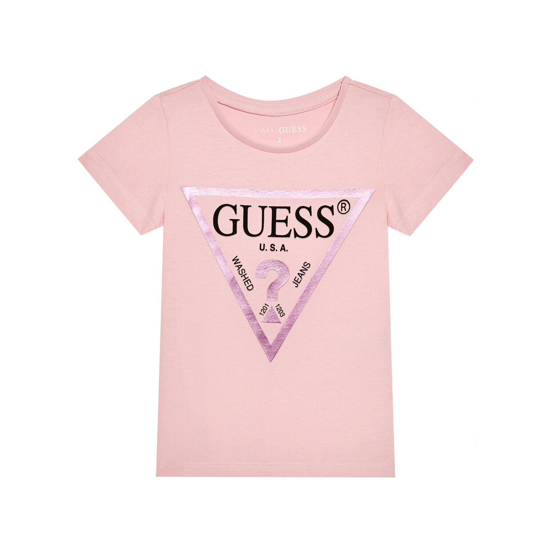 Guess Póló K73I56 K8HM0 Rózsaszín Regular Fit - Pepit.hu