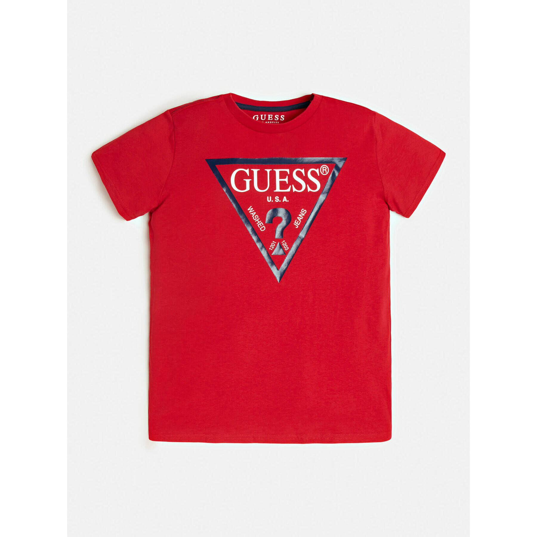 Guess Póló L73I55 K8HM0 Piros Regular Fit - Pepit.hu