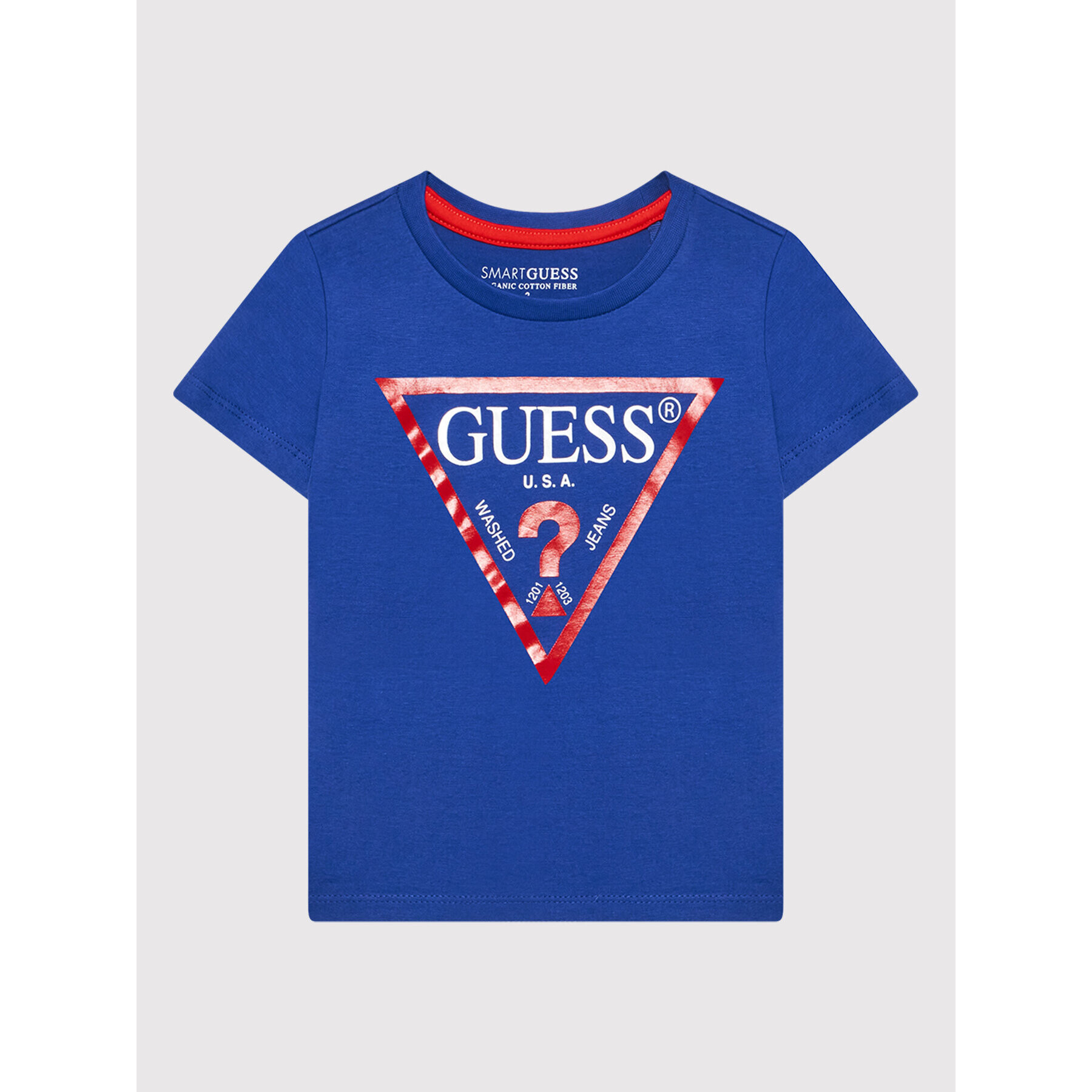 Guess Póló N73I55 K8HM0 Kék Regular Fit - Pepit.hu