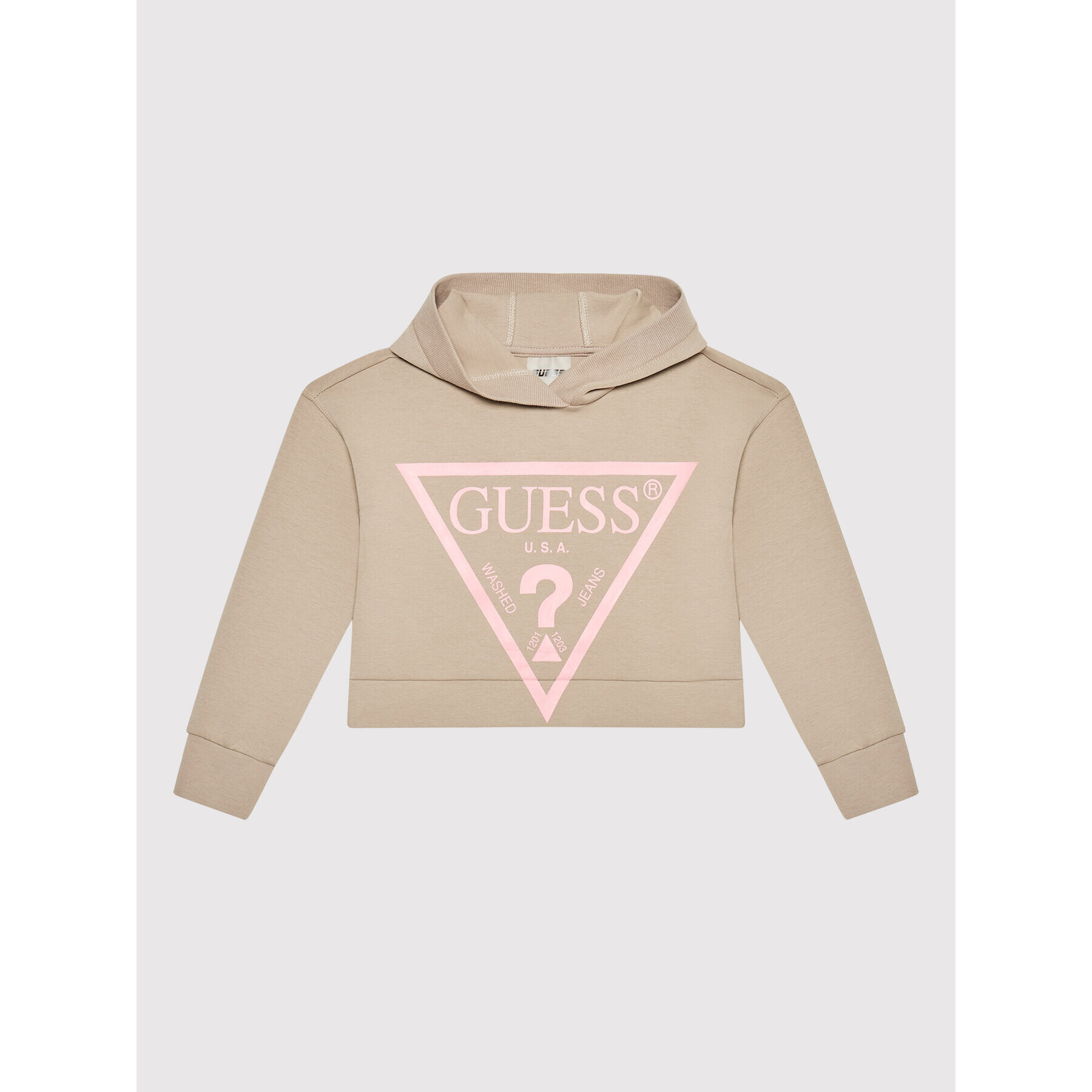 Guess Pulóver J2RQ22 KAMN2 Bézs Regular Fit - Pepit.hu