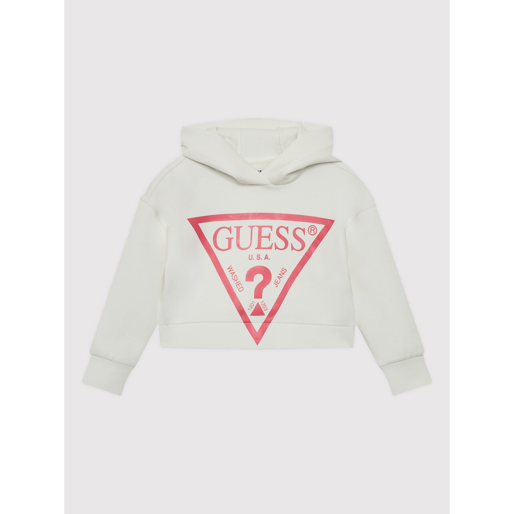 Guess Pulóver J2YQ23 FL03S Fehér Regular Fit - Pepit.hu