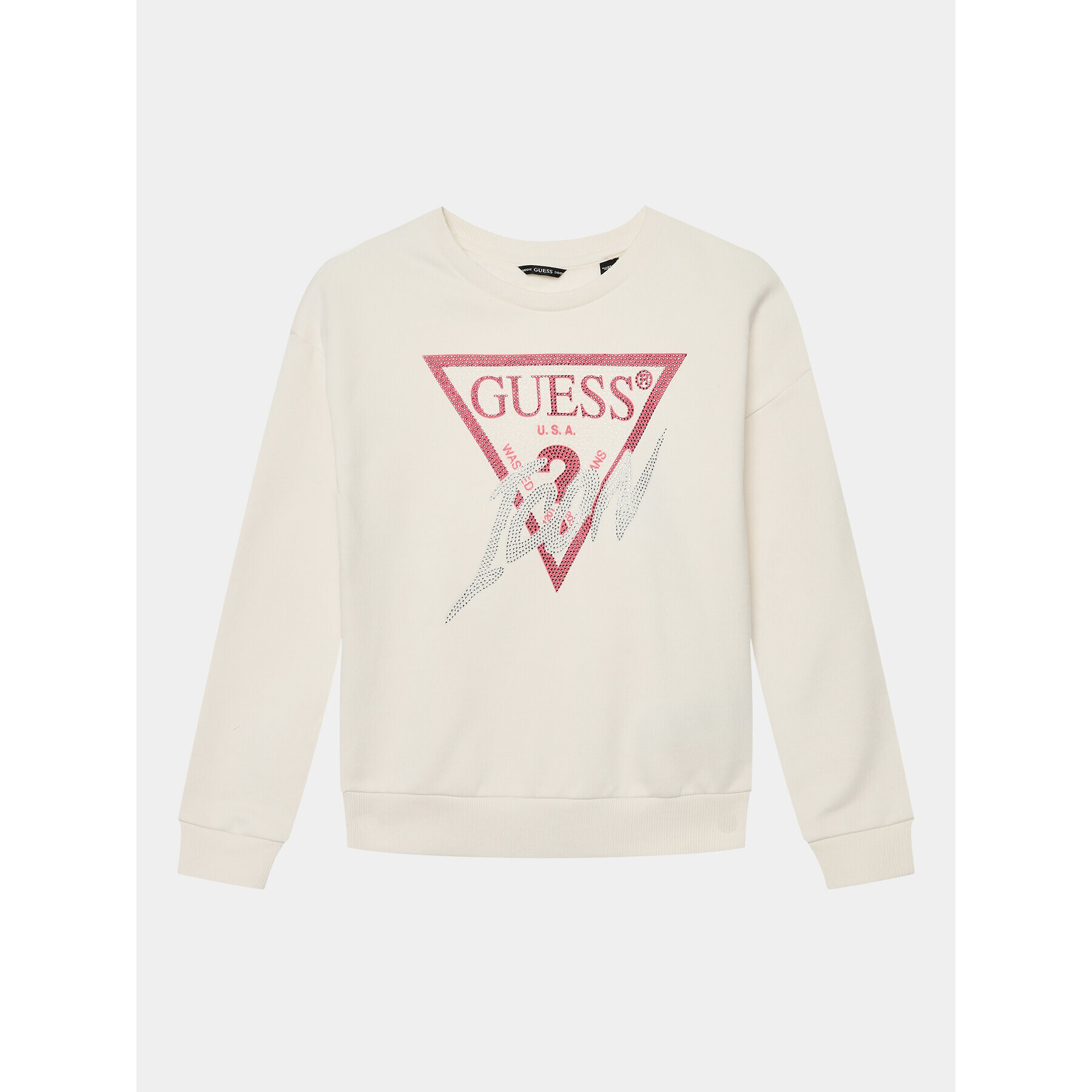 Guess Pulóver J3BQ06 KAV34 Ekru Regular Fit - Pepit.hu