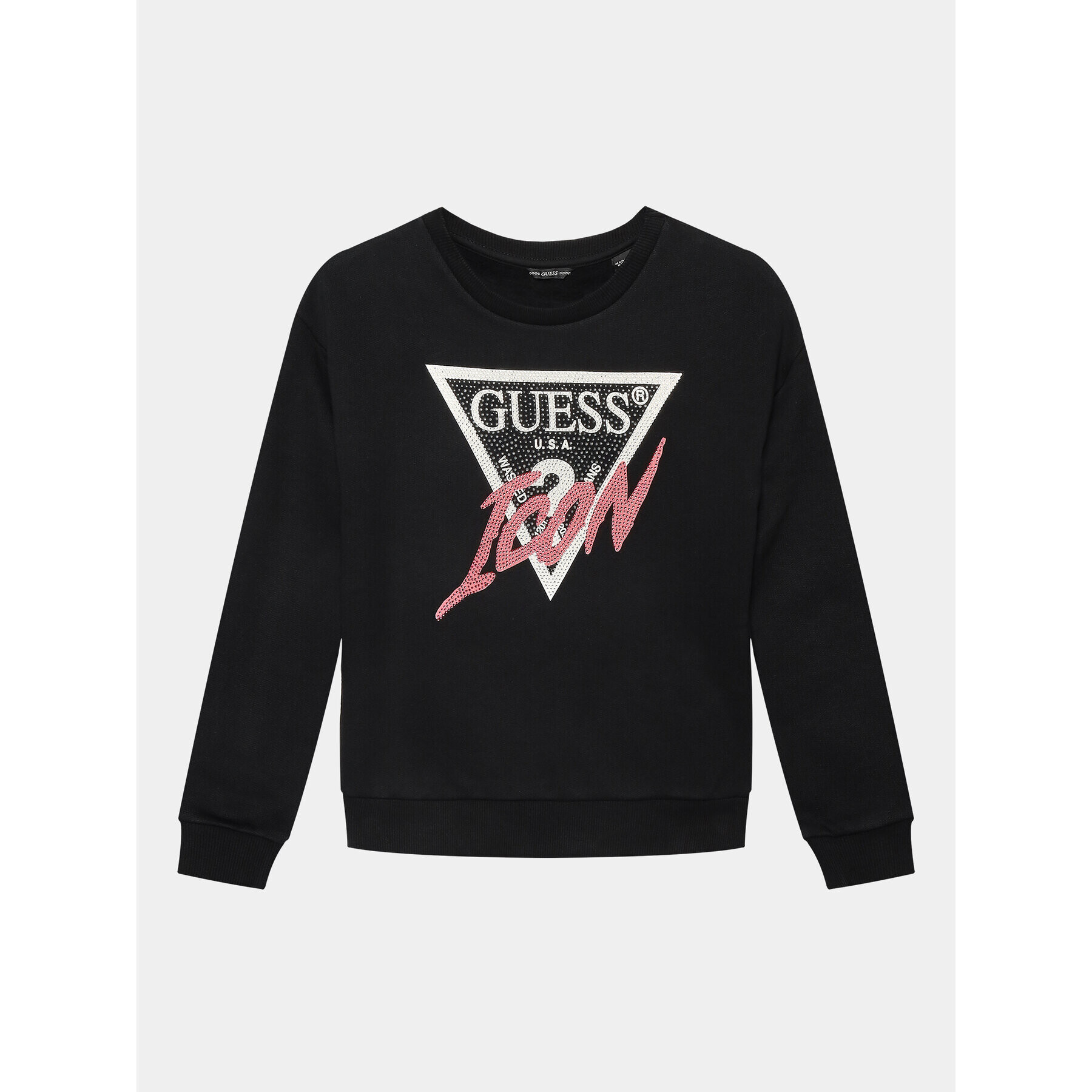 Guess Pulóver J3BQ06 KAV34 Fekete Regular Fit - Pepit.hu