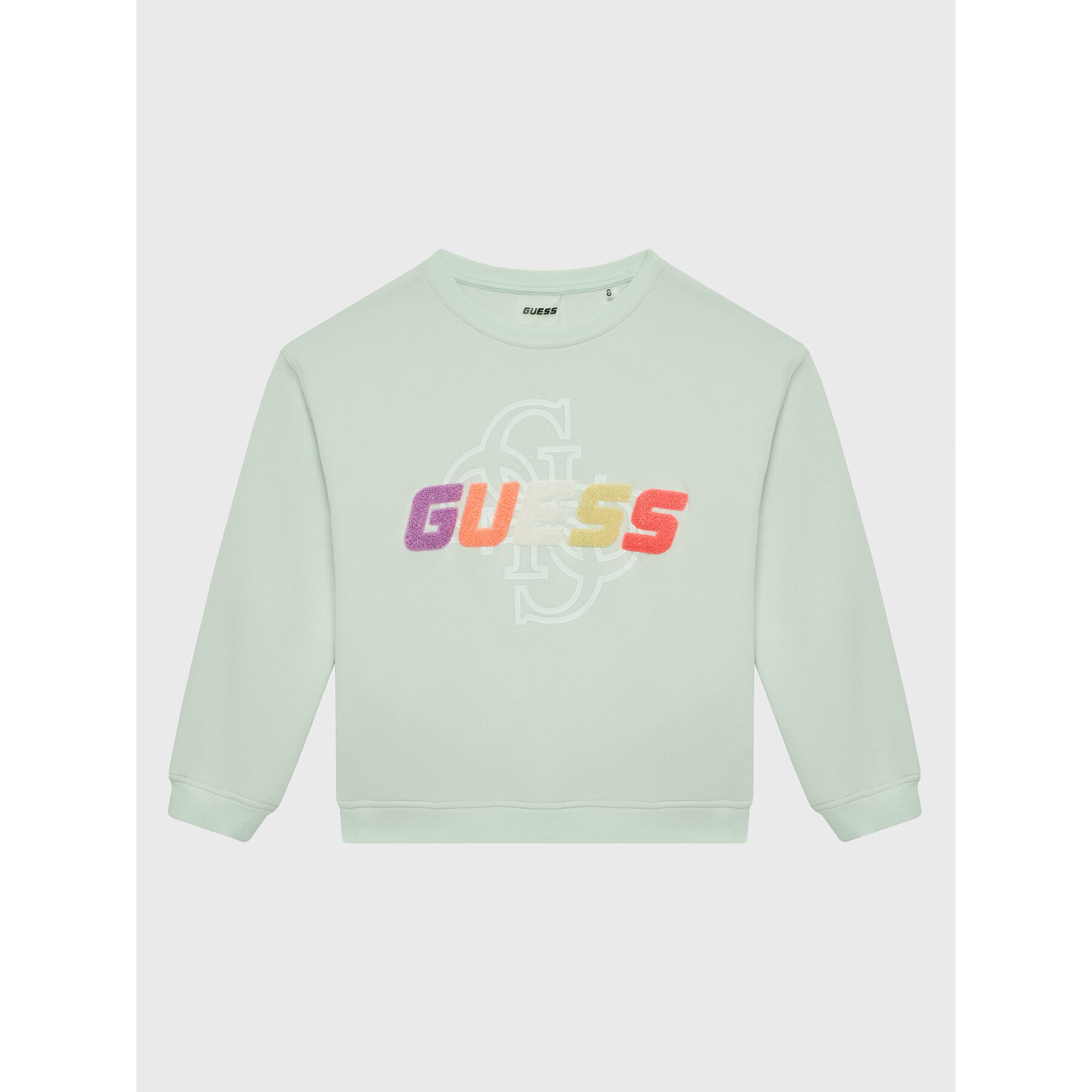 Guess Pulóver J3GQ08 FL04P Zöld Regular Fit - Pepit.hu