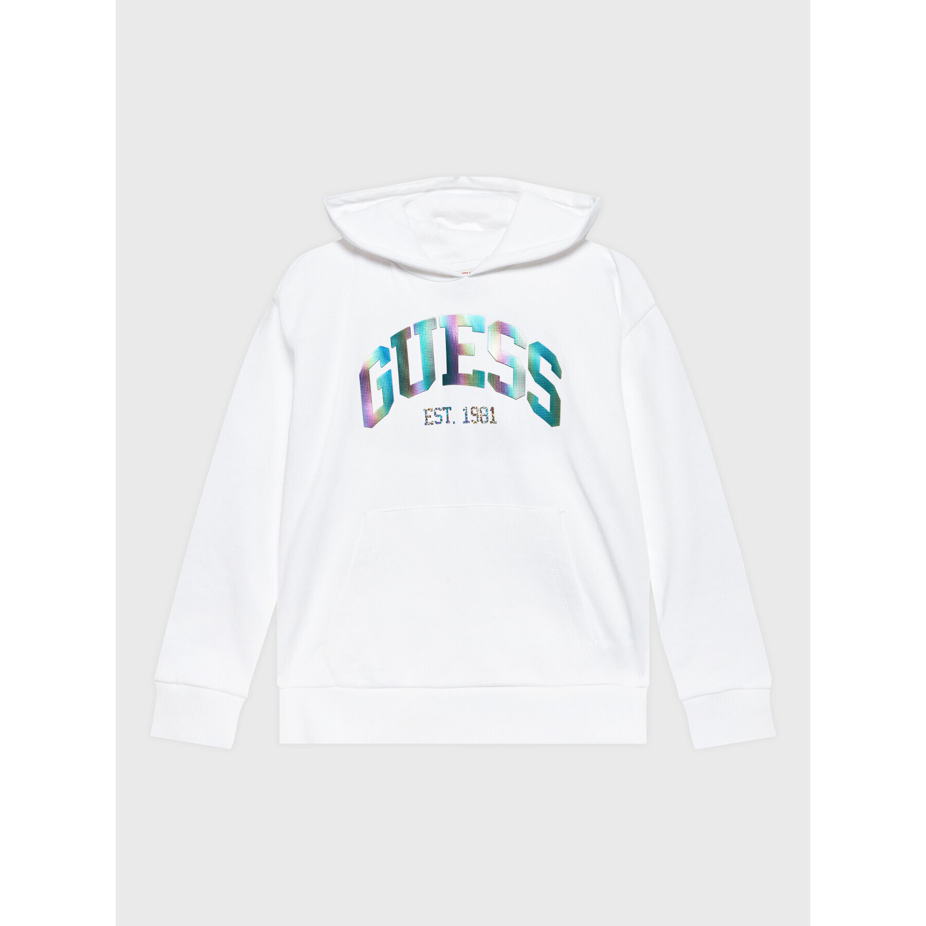 Guess Pulóver J3RQ01 KA6R0 Fehér Regular Fit - Pepit.hu