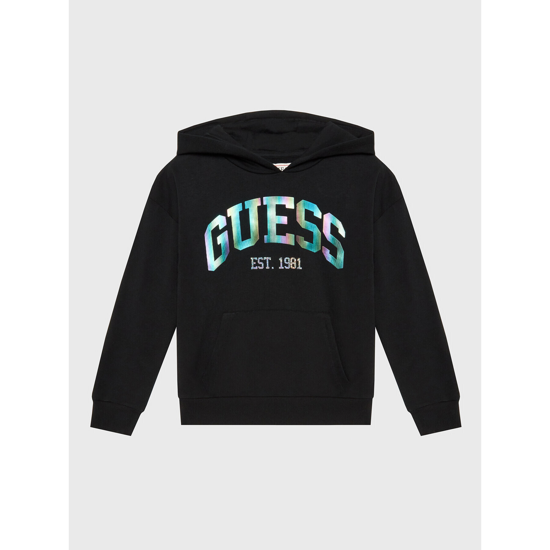 Guess Pulóver J3RQ01 KA6R0 Fekete Regular Fit - Pepit.hu