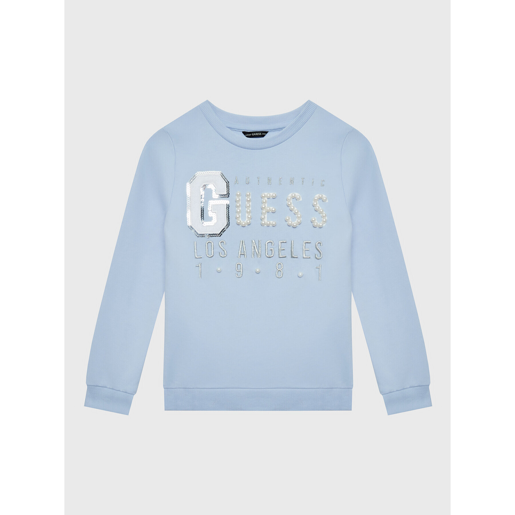 Guess Pulóver J3RQ03 K82T0 Kék Regular Fit - Pepit.hu