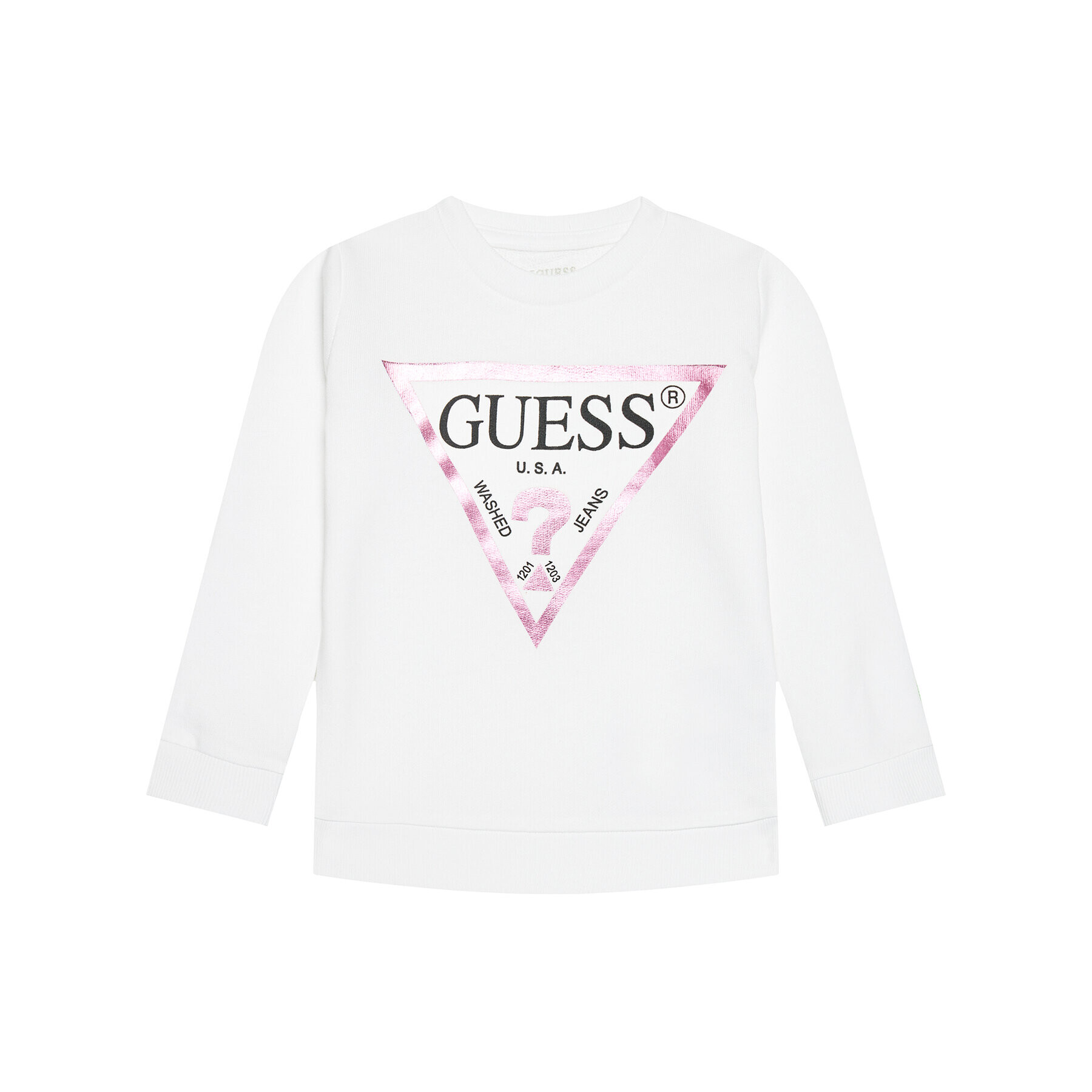 Guess Pulóver J74Q10 KAUG0 Fehér Regular Fit - Pepit.hu