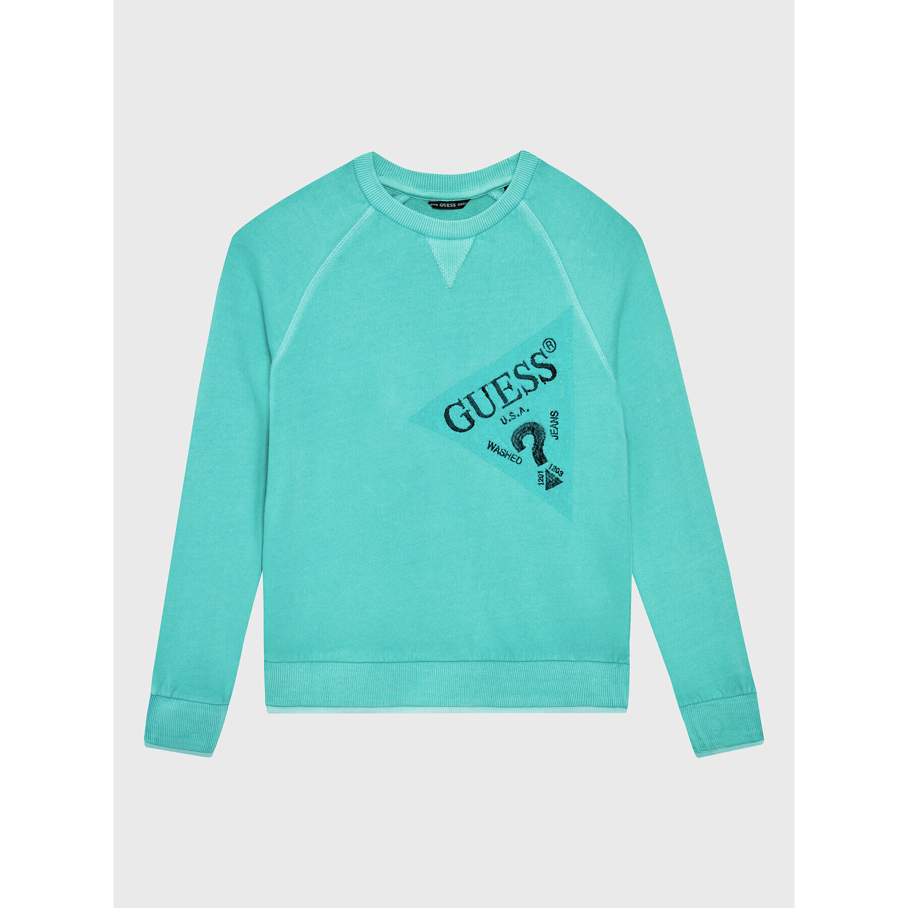 Guess Pulóver L2BQ05 KAD73 Kék Relaxed Fit - Pepit.hu