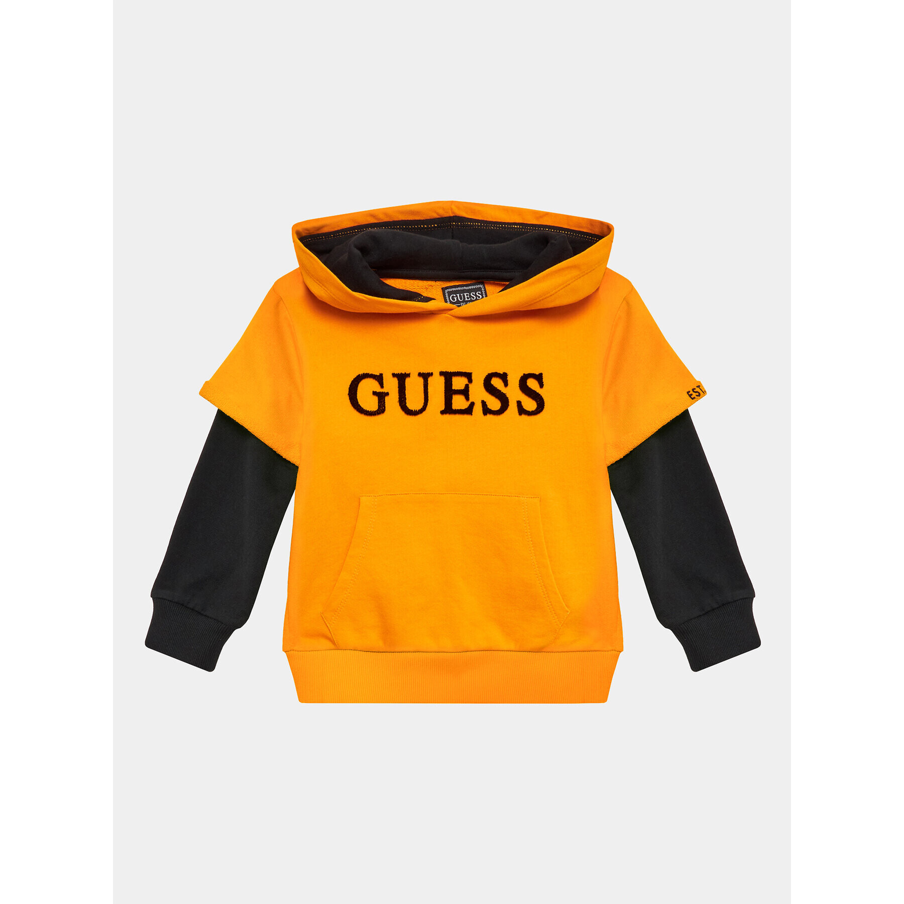 Guess Pulóver L3YQ00 KA6R3 Narancssárga Regular Fit - Pepit.hu