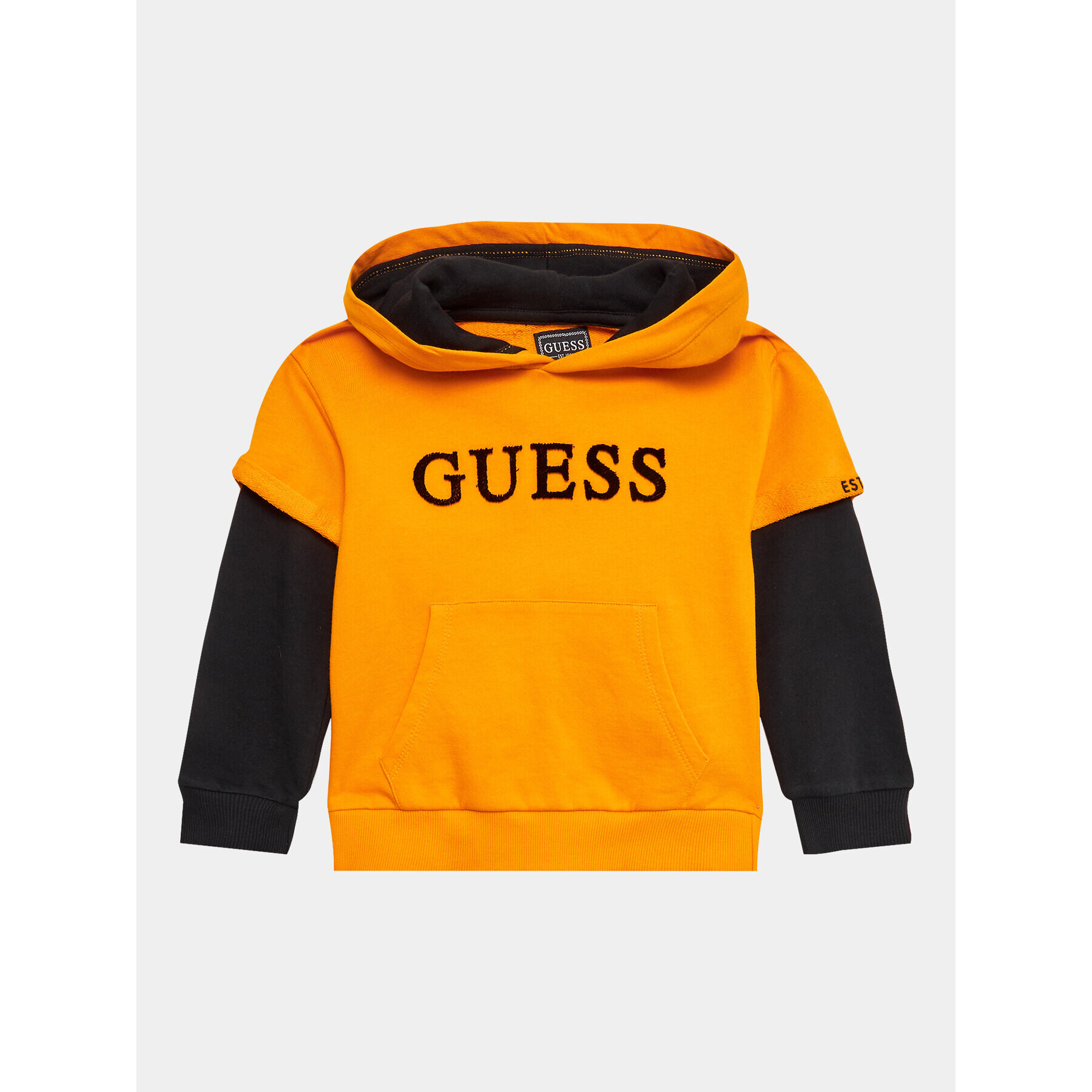 Guess Pulóver N3YQ00 KA6R3 Narancssárga Regular Fit - Pepit.hu