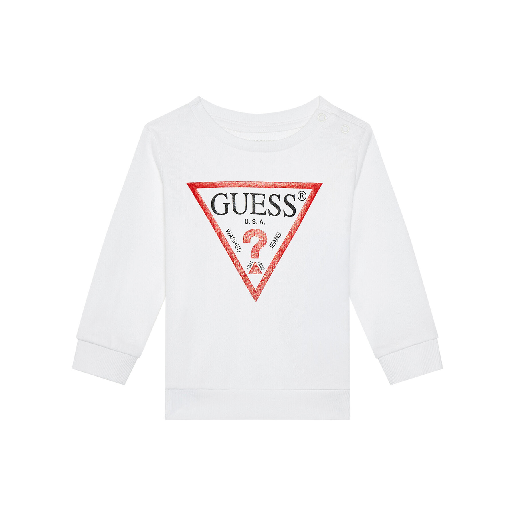 Guess Pulóver N73Q10 KAUG0 Fehér Regular Fit - Pepit.hu