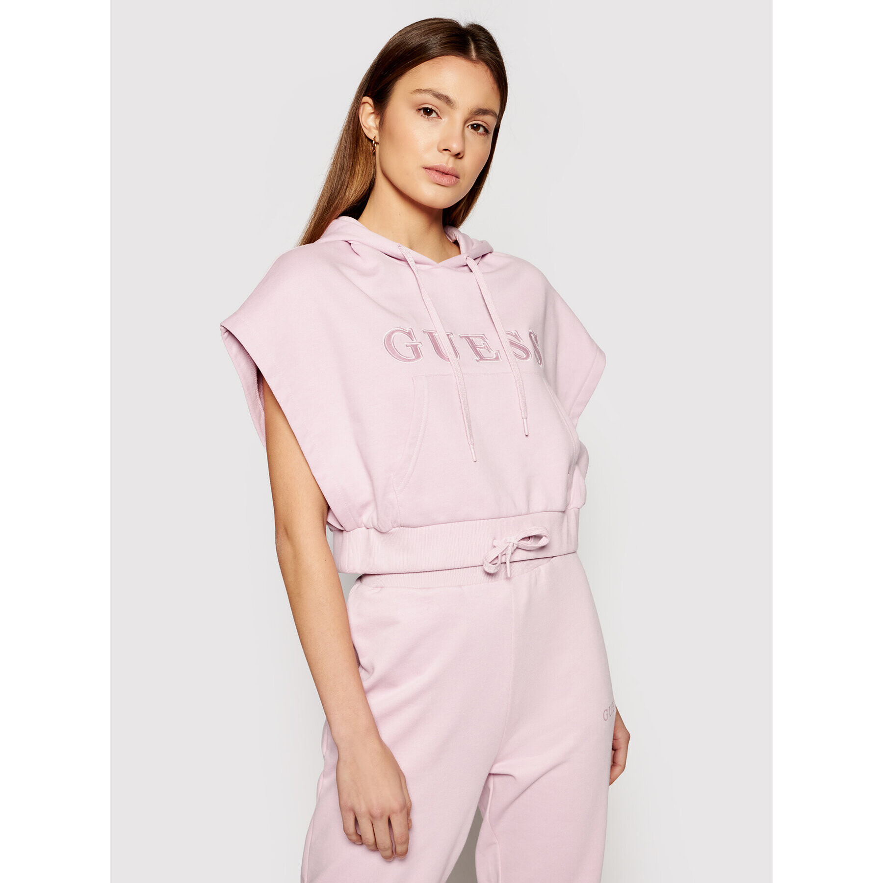 Guess Pulóver O1GA00 K68I1 Rózsaszín Loose Fit - Pepit.hu