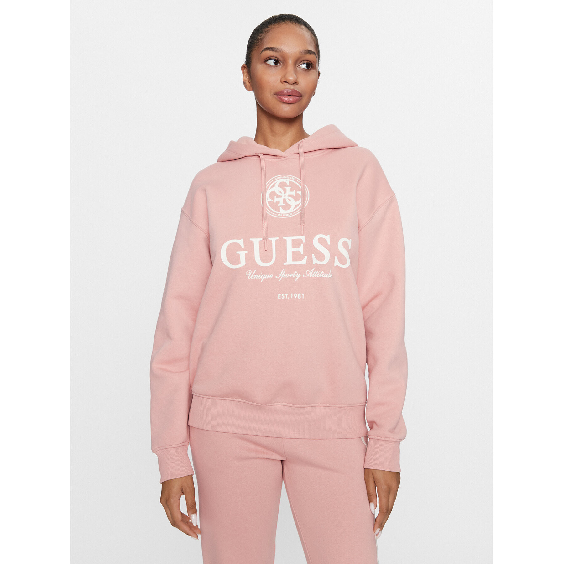 Guess Pulóver V3BQ03 K9Z21 Rózsaszín Regular Fit - Pepit.hu