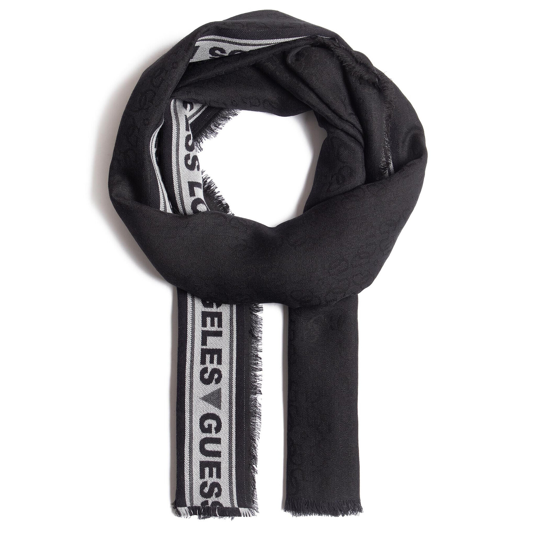 Guess Sál Not Coordinated Scarves AM8658 VIS03 Fekete - Pepit.hu