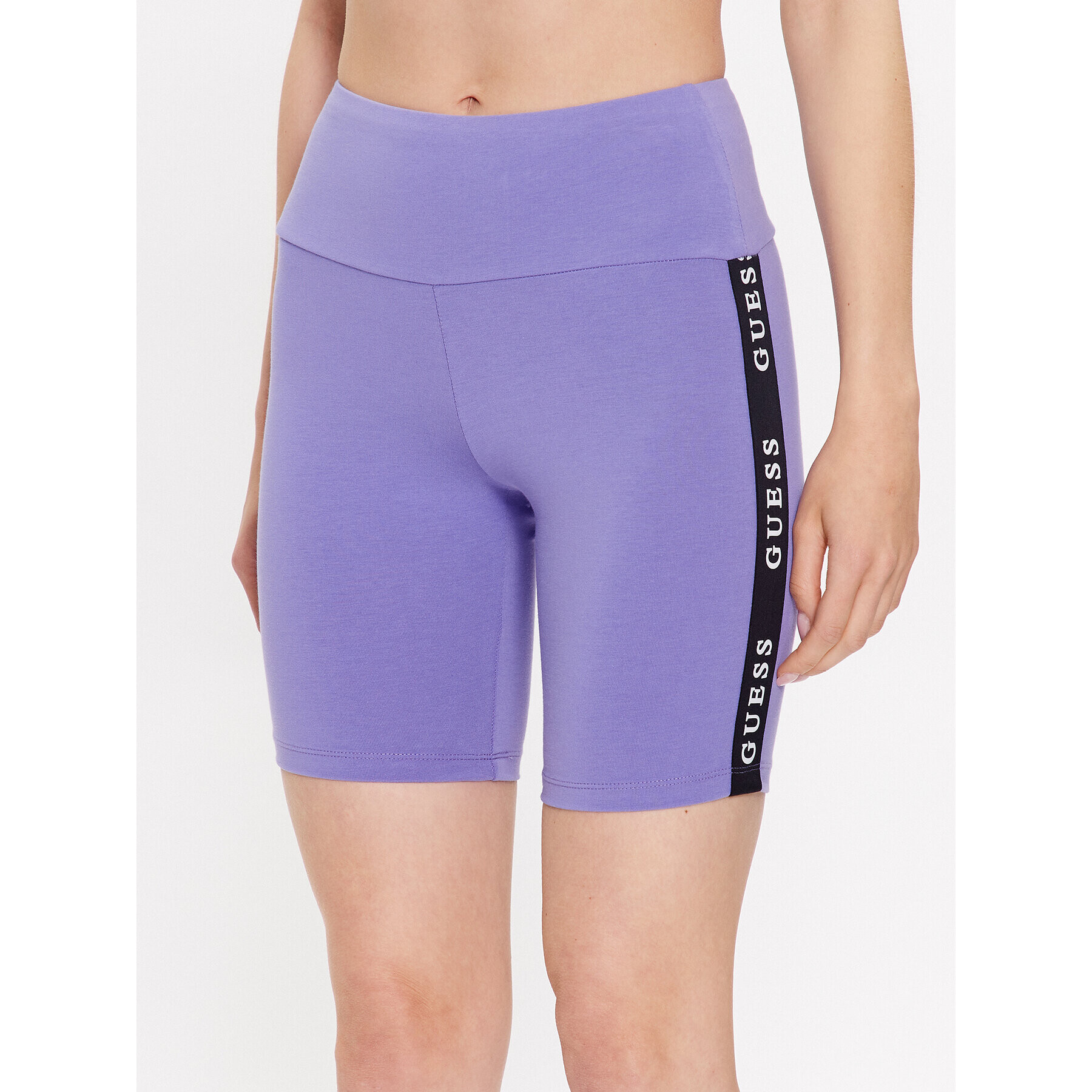 Guess Sport rövidnadrág Aline V2YD12 KABR0 Lila Super Skinny Fit - Pepit.hu