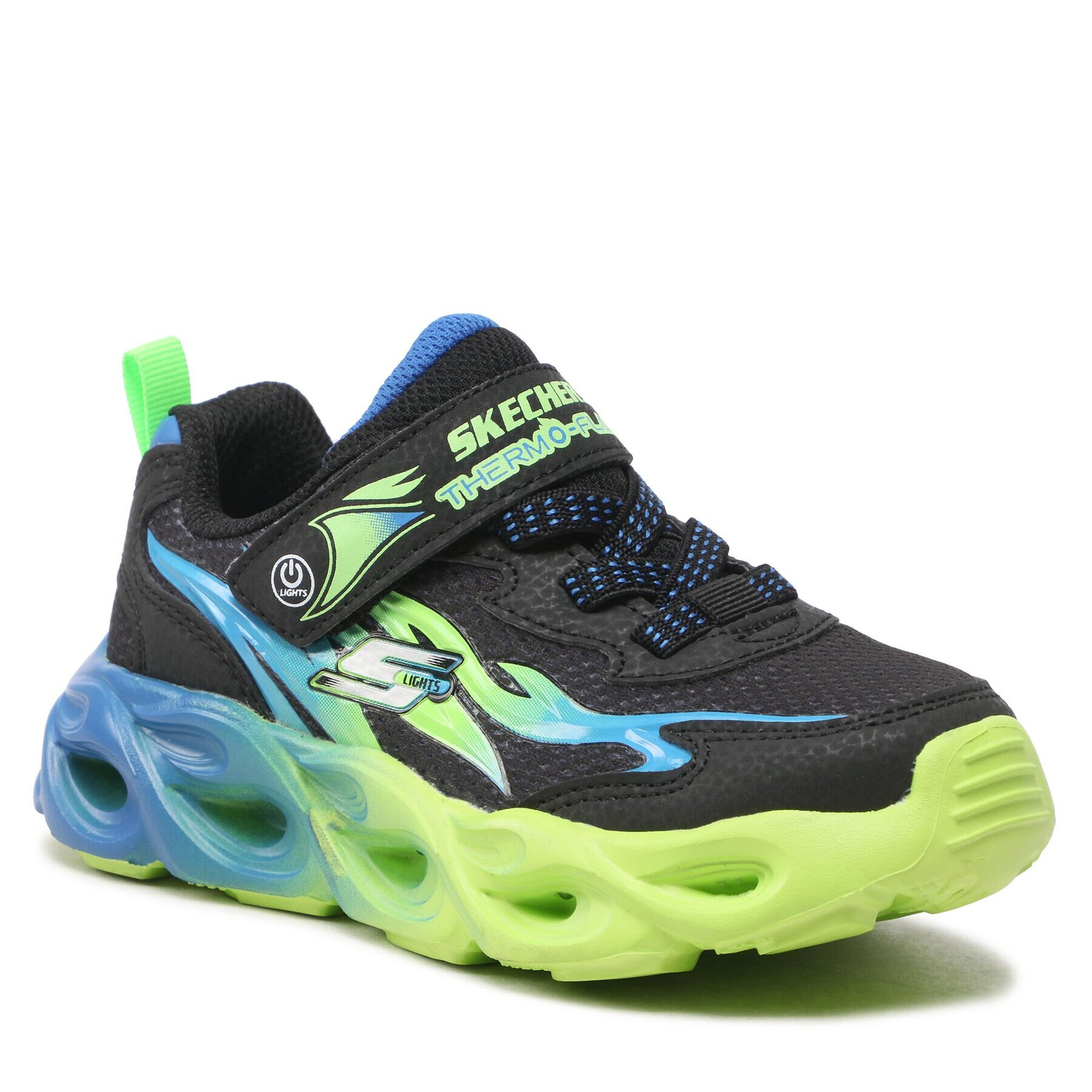 Skechers Sportcipő Heat-Flux 400103L/BBLM Fekete - Pepit.hu