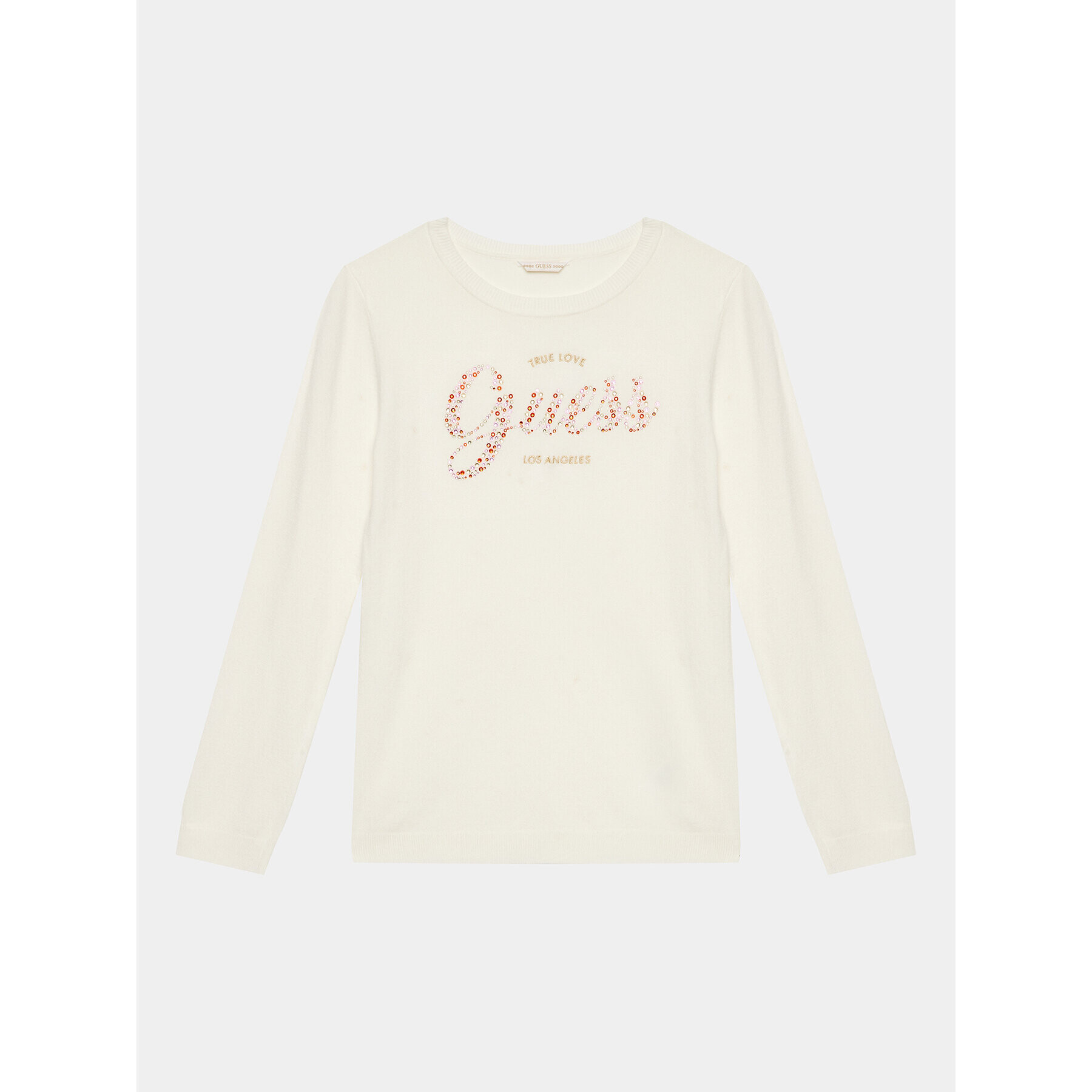 Guess Sweater J3YR05 Z2NQ2 Ekru Regular Fit - Pepit.hu