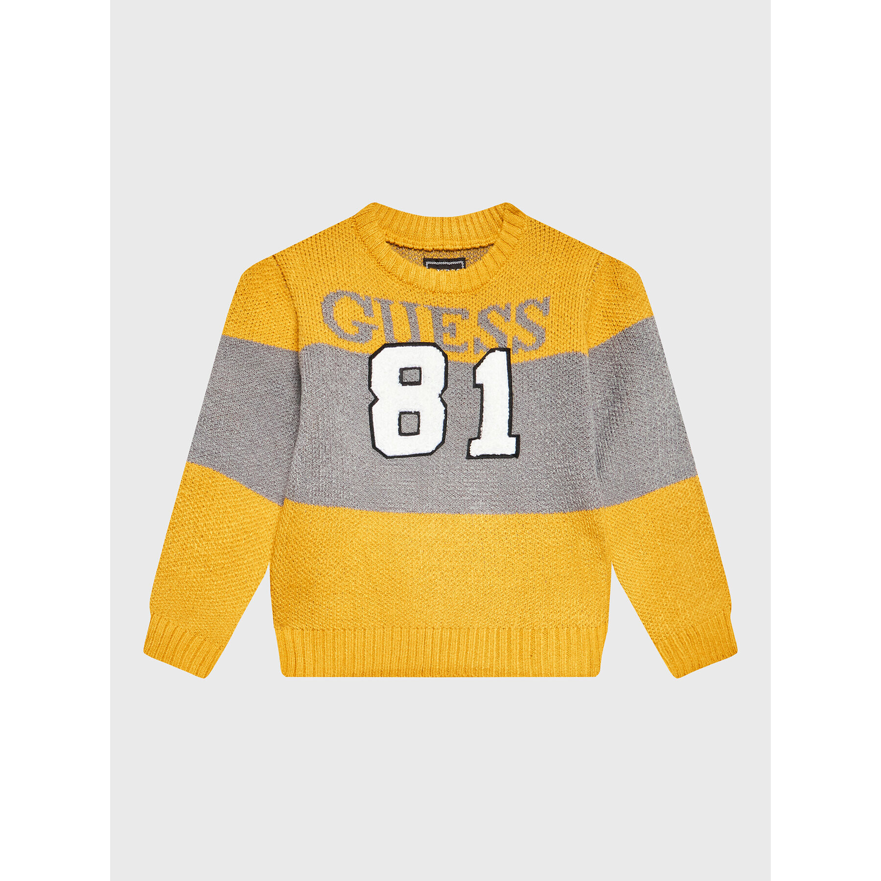 Guess Sweater N2BR01 Z32N0 Sárga Regular Fit - Pepit.hu