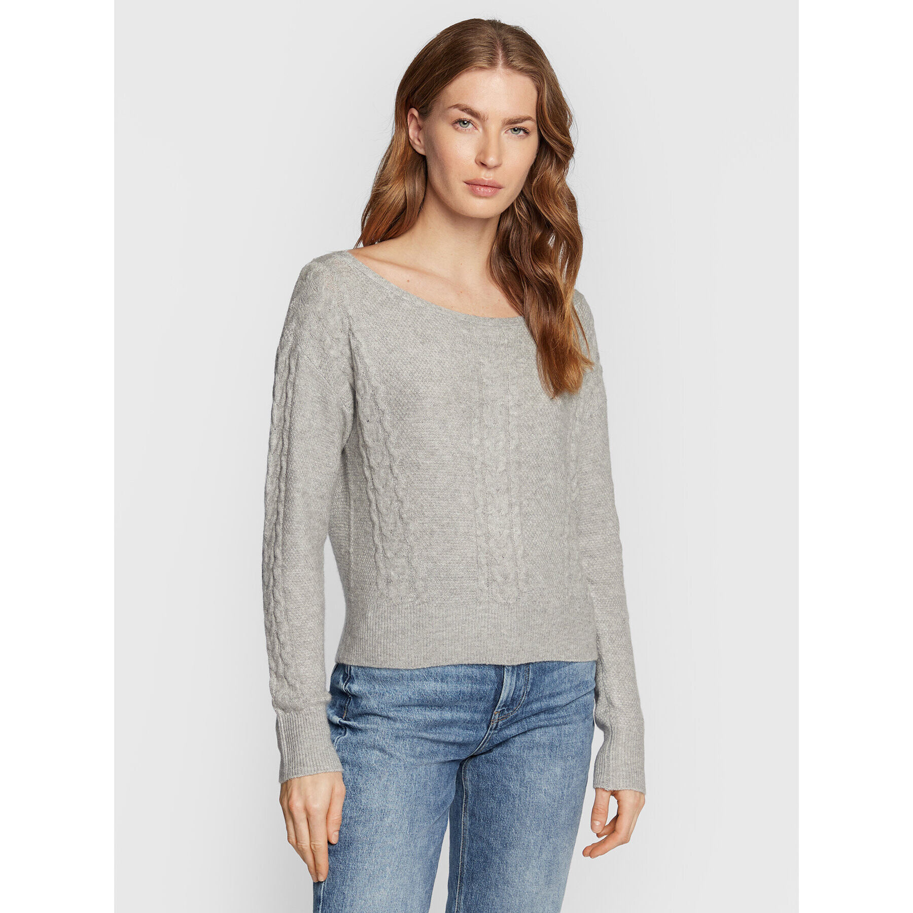 Guess Sweater Teresa W2BR61 Z2QA0 Szürke Regular Fit - Pepit.hu