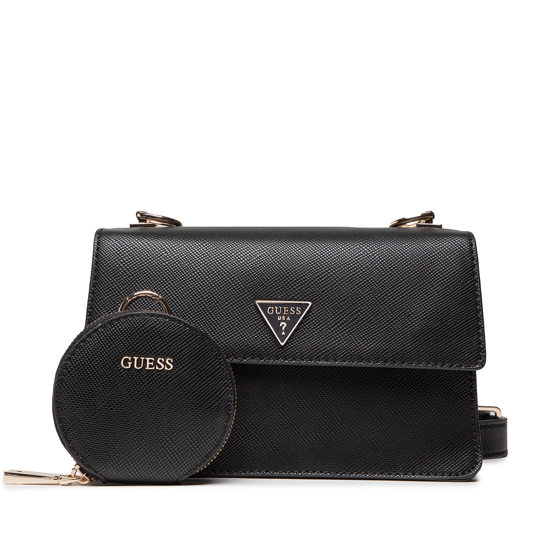 Guess Táska Alexie Crossbody Flap HWVG84 16190 Fekete - Pepit.hu