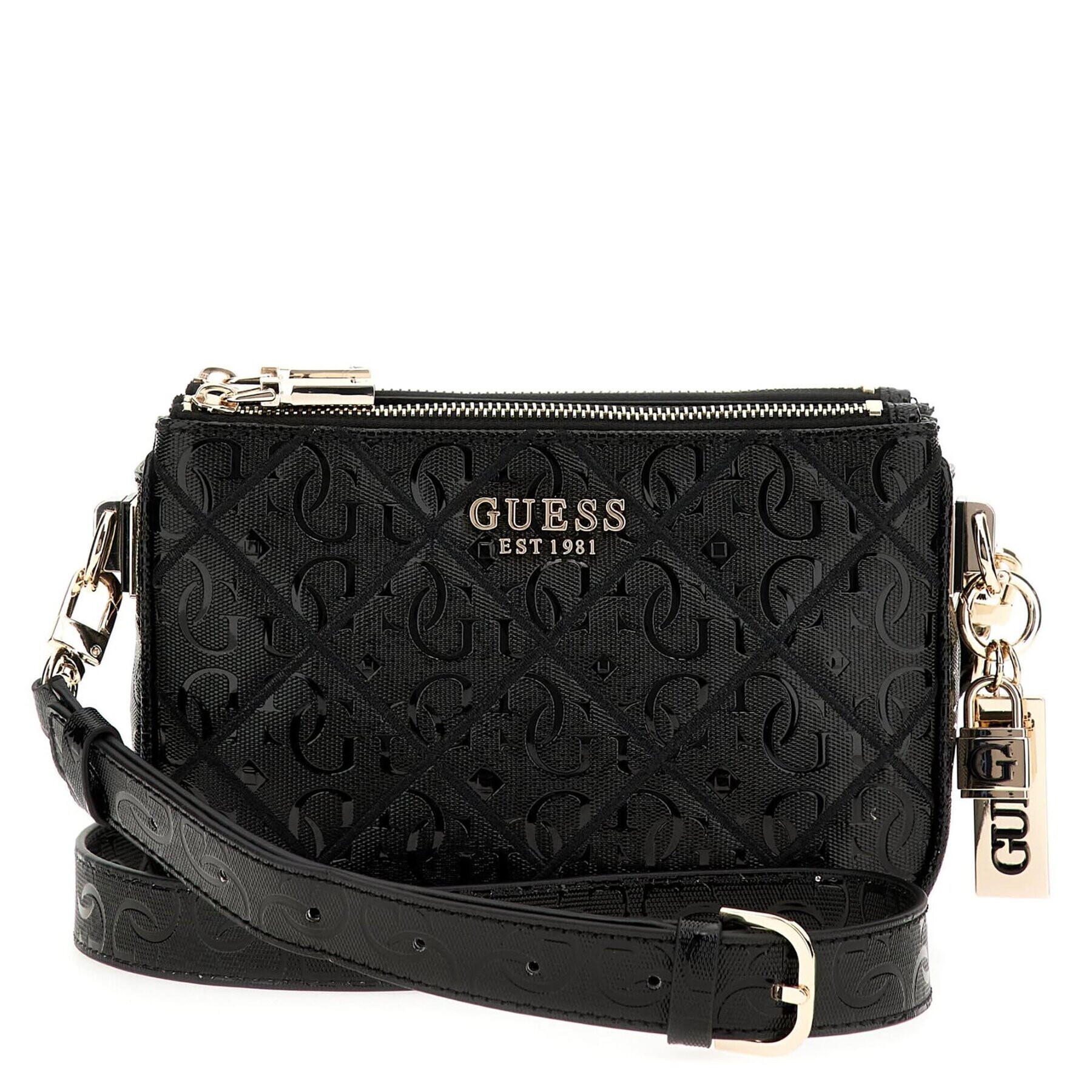 Guess Táska Caddie (GG) Mini Bags HWGG87 83730 Fekete - Pepit.hu