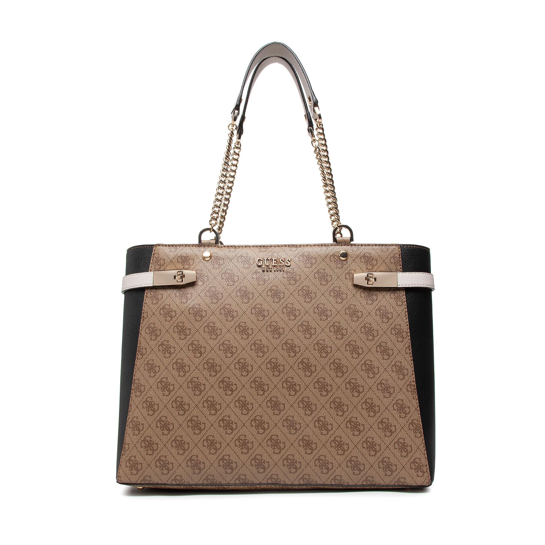 Guess Táska Zadie Logo Girlfiend Tote HWSG83 96230 Barna - Pepit.hu