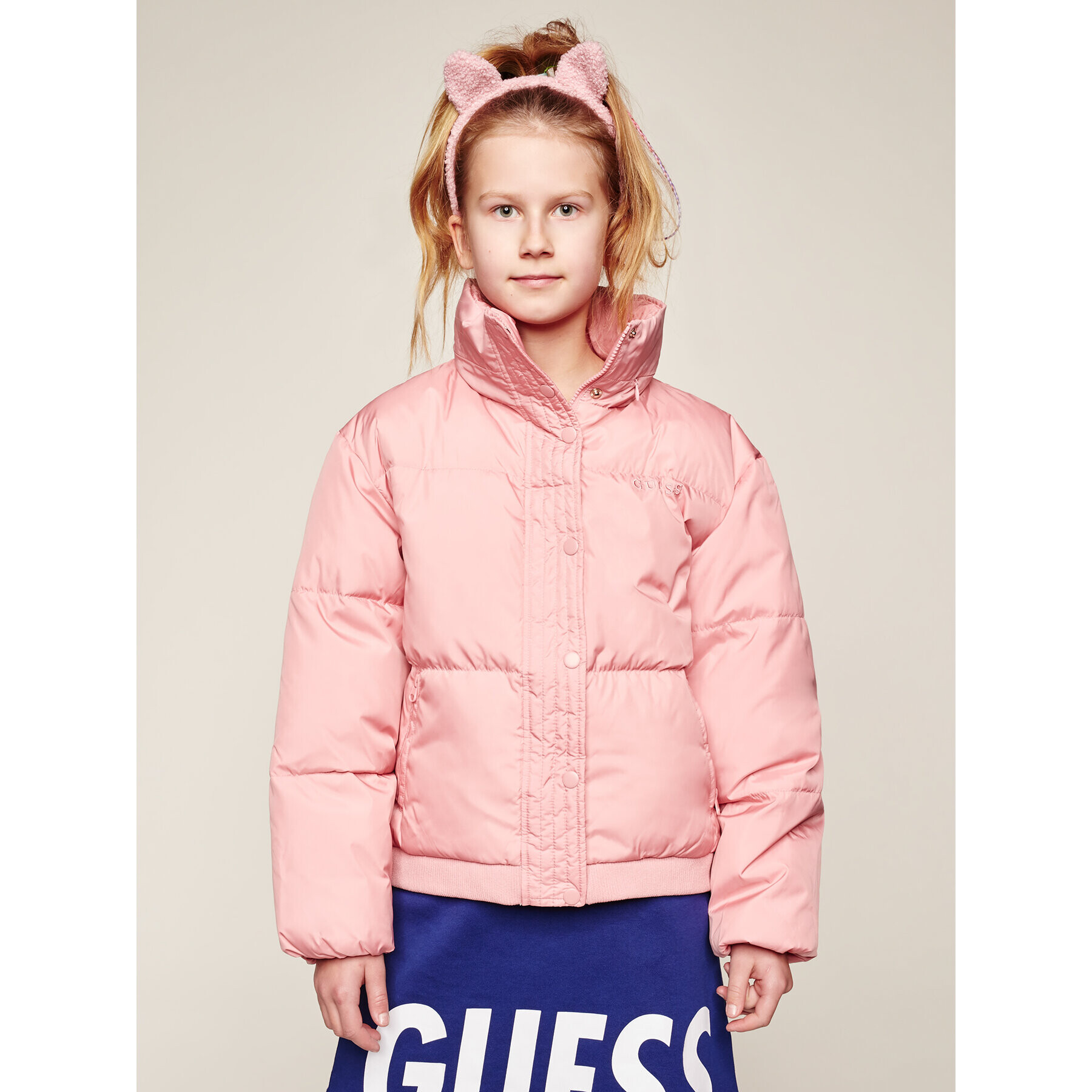 Guess Télikabát J94L08 WANL0 Rózsaszín Oversize - Pepit.hu