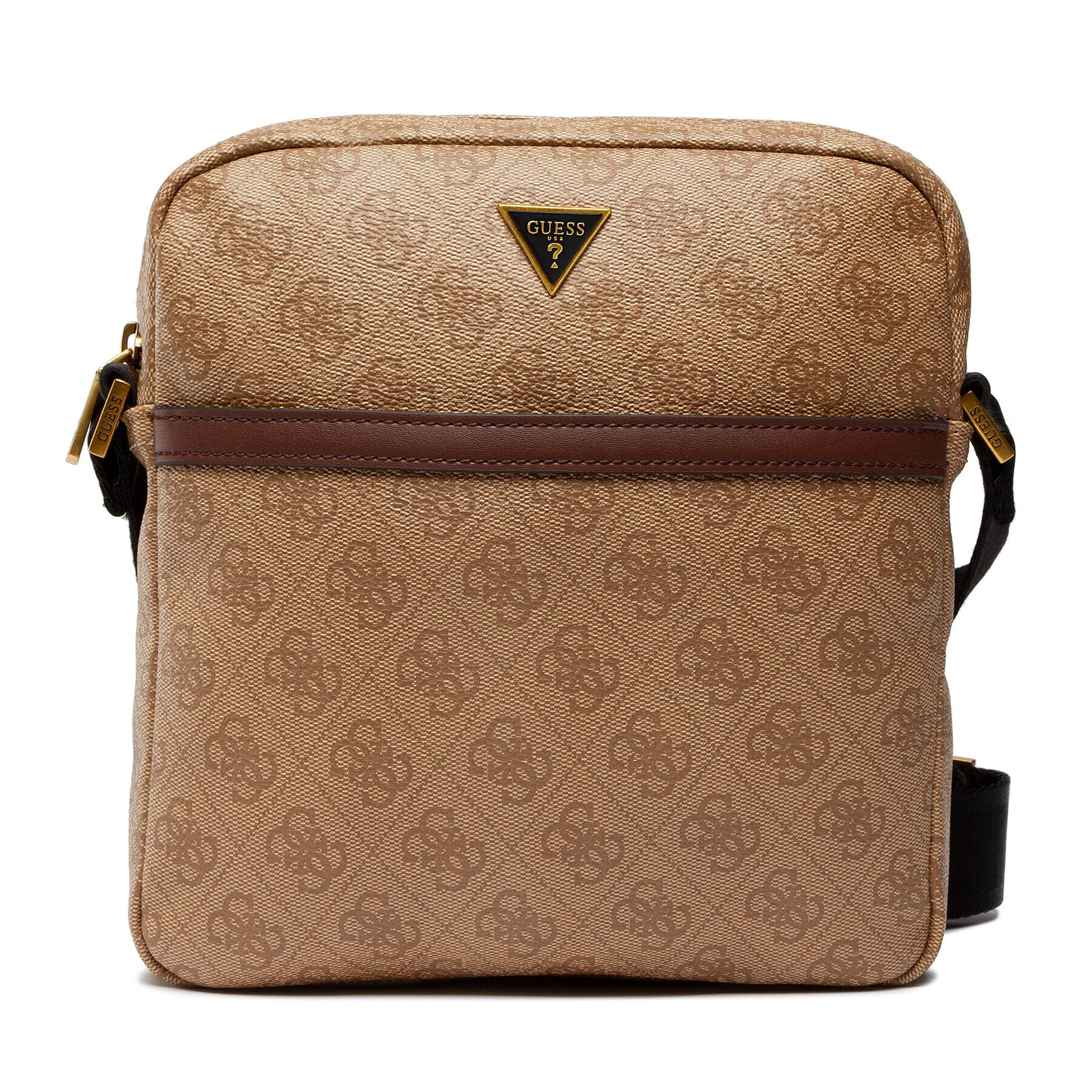 Guess Válltáska Vezzola Top Zip Crossbody Flat HMVZLA P2258 Barna - Pepit.hu