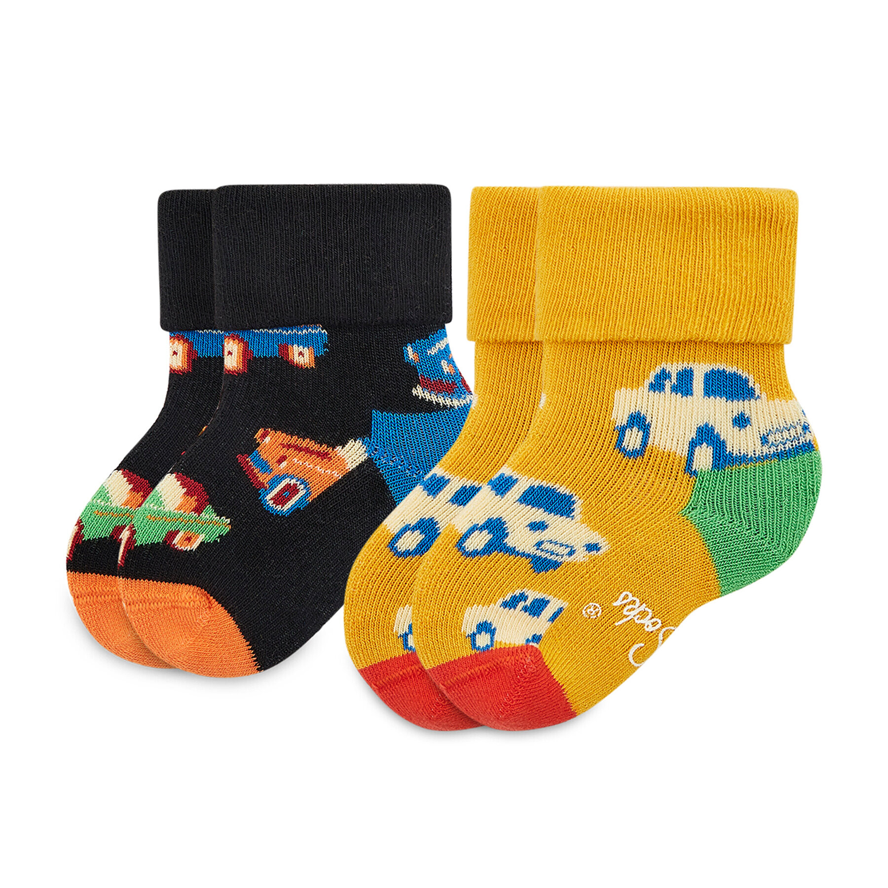 Happy Socks 2 pár hosszú szárú gyerek zokni KCAR45-9300 Színes - Pepit.hu