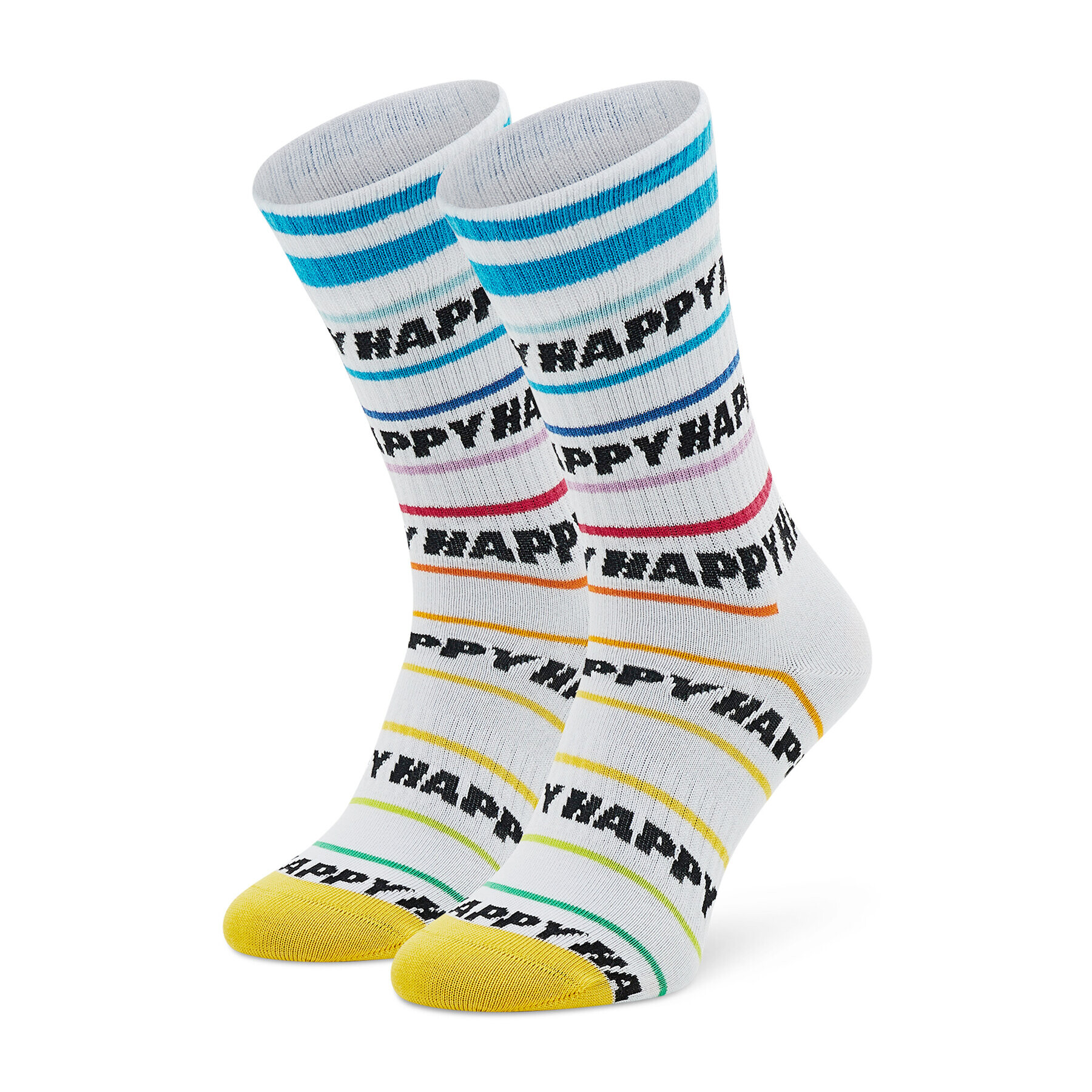 Happy Socks Unisex Magasszárú Zokni ATHAP29-1300 Fehér - Pepit.hu