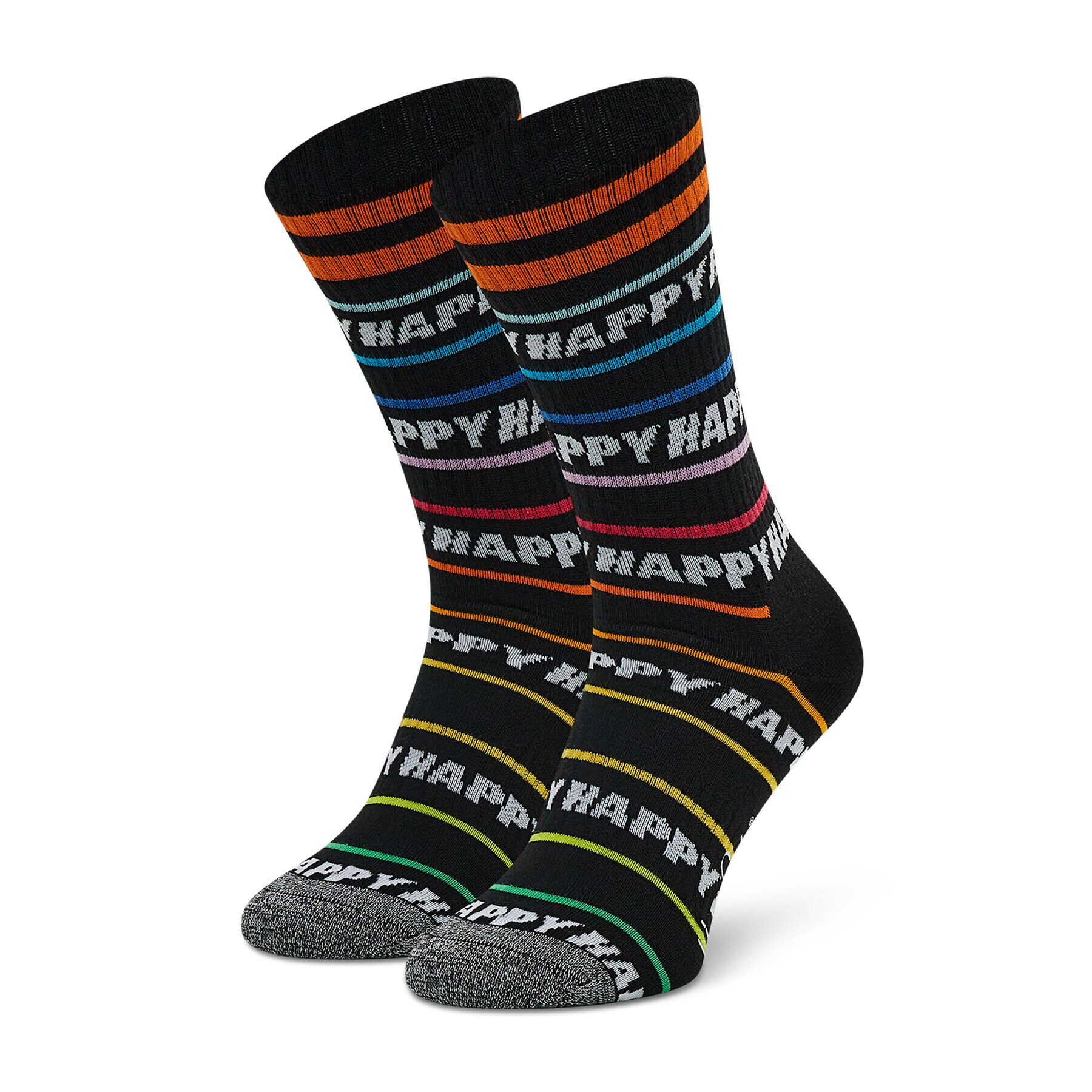 Happy Socks Unisex Magasszárú Zokni ATHAP29-9300 Fekete - Pepit.hu