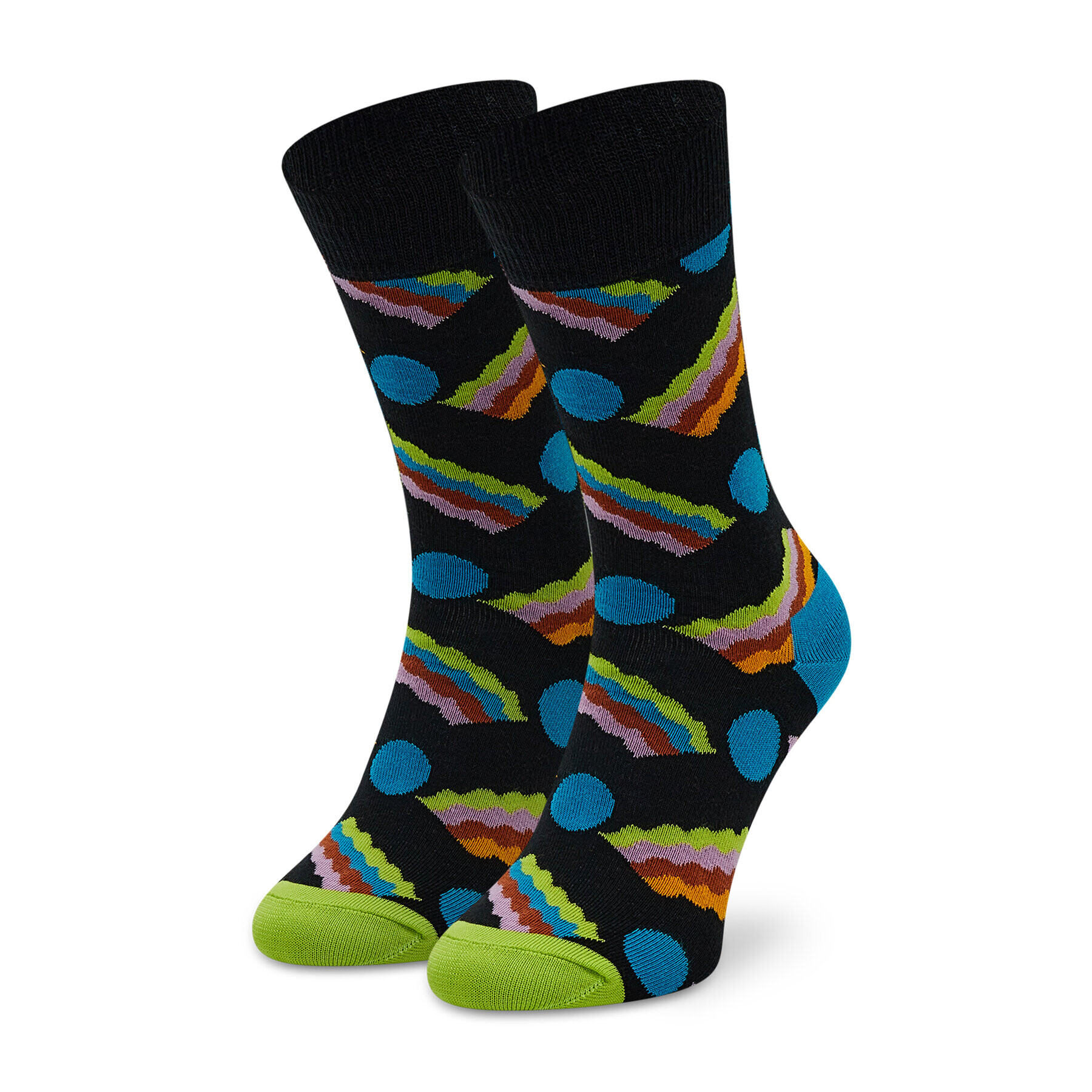 Happy Socks Unisex Magasszárú Zokni BAC01-9300 Fekete - Pepit.hu