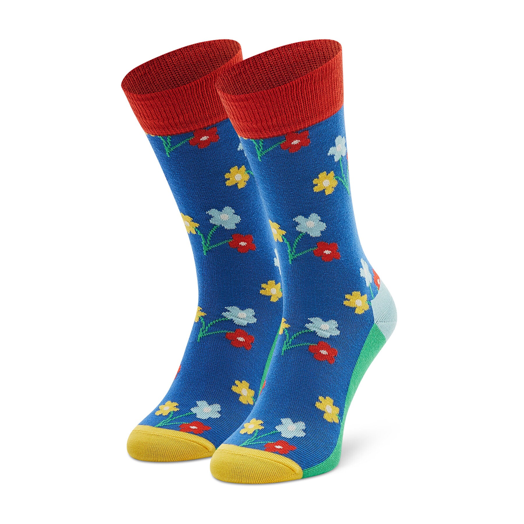 Happy Socks Unisex Magasszárú Zokni BOU01-6300 Kék - Pepit.hu