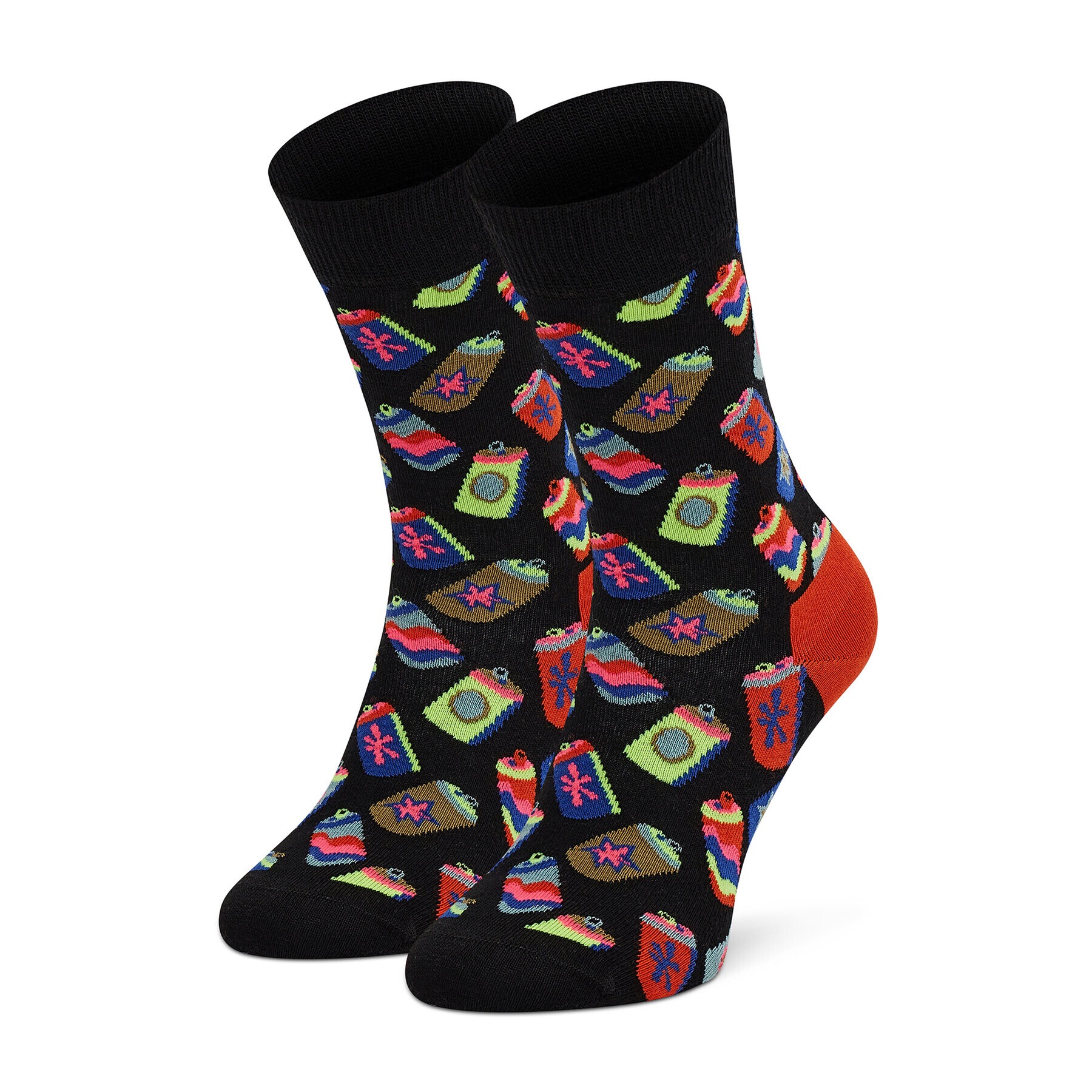 Happy Socks Unisex Magasszárú Zokni CAN01-9300 Fekete - Pepit.hu