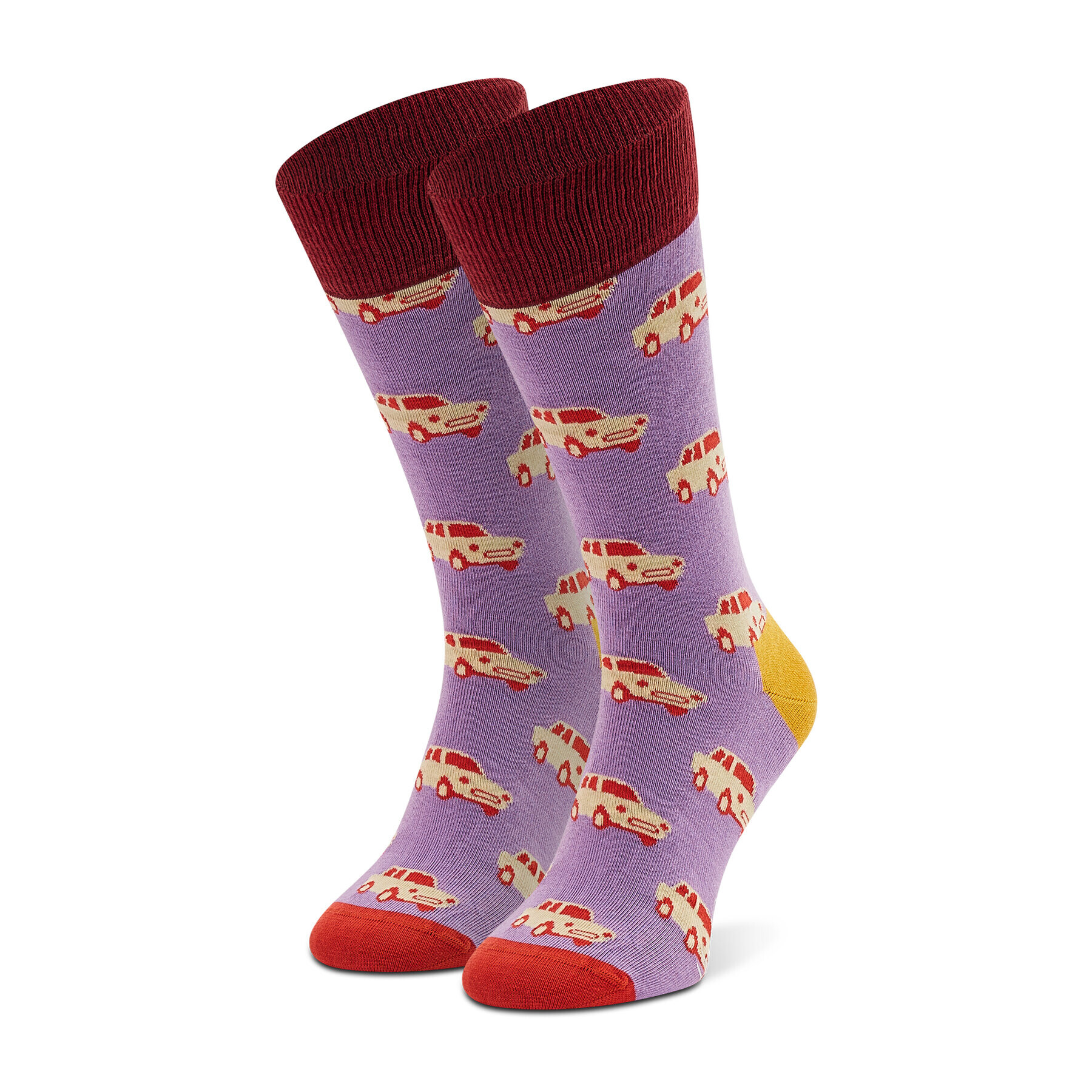 Happy Socks Unisex Magasszárú Zokni CAR01-5000 Lila - Pepit.hu