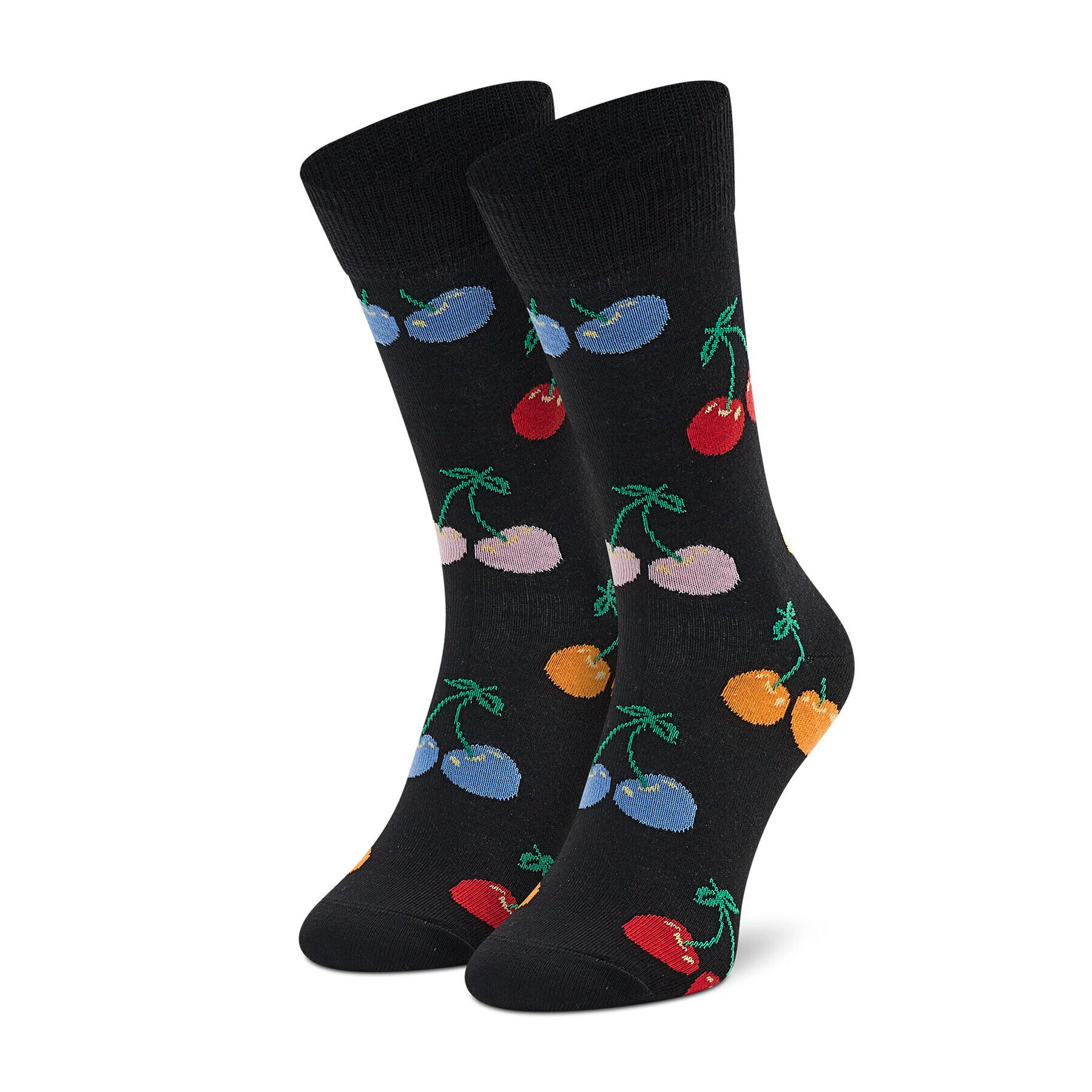 Happy Socks Unisex Magasszárú Zokni CHE01-9050 Fekete - Pepit.hu