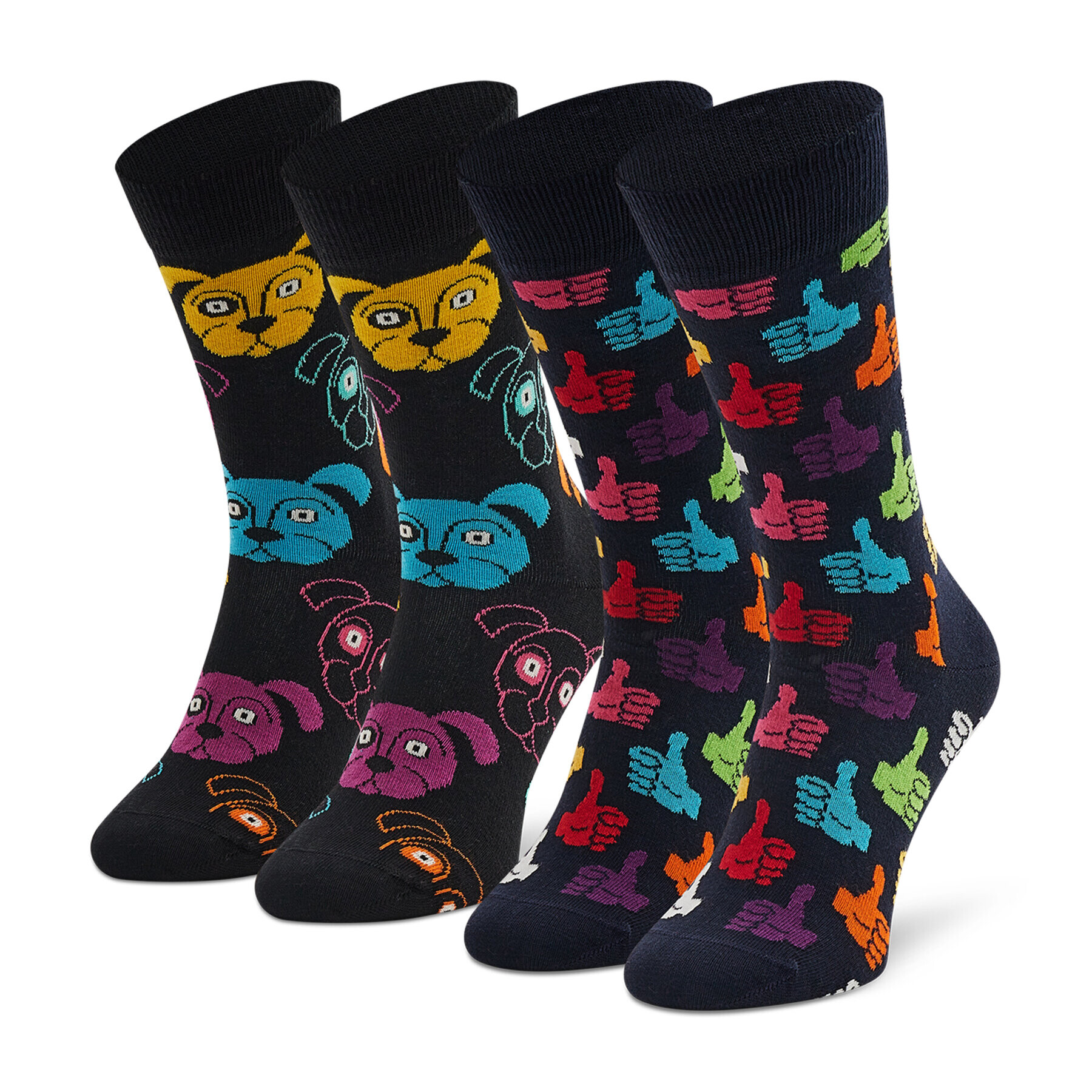 Happy Socks Unisex Magasszárú Zokni DOG02-9050 Színes - Pepit.hu